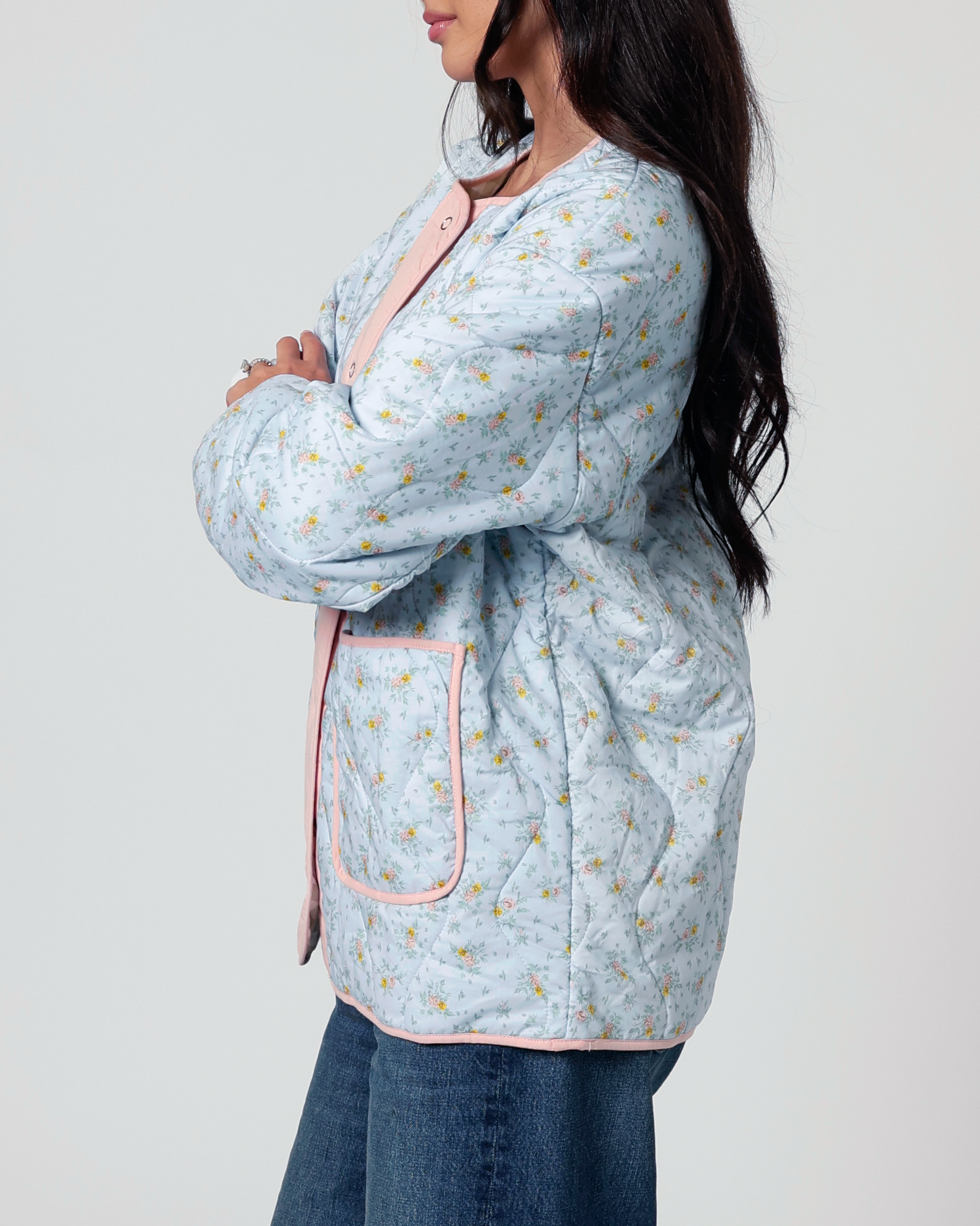 Carol Quilted Floral Jacket