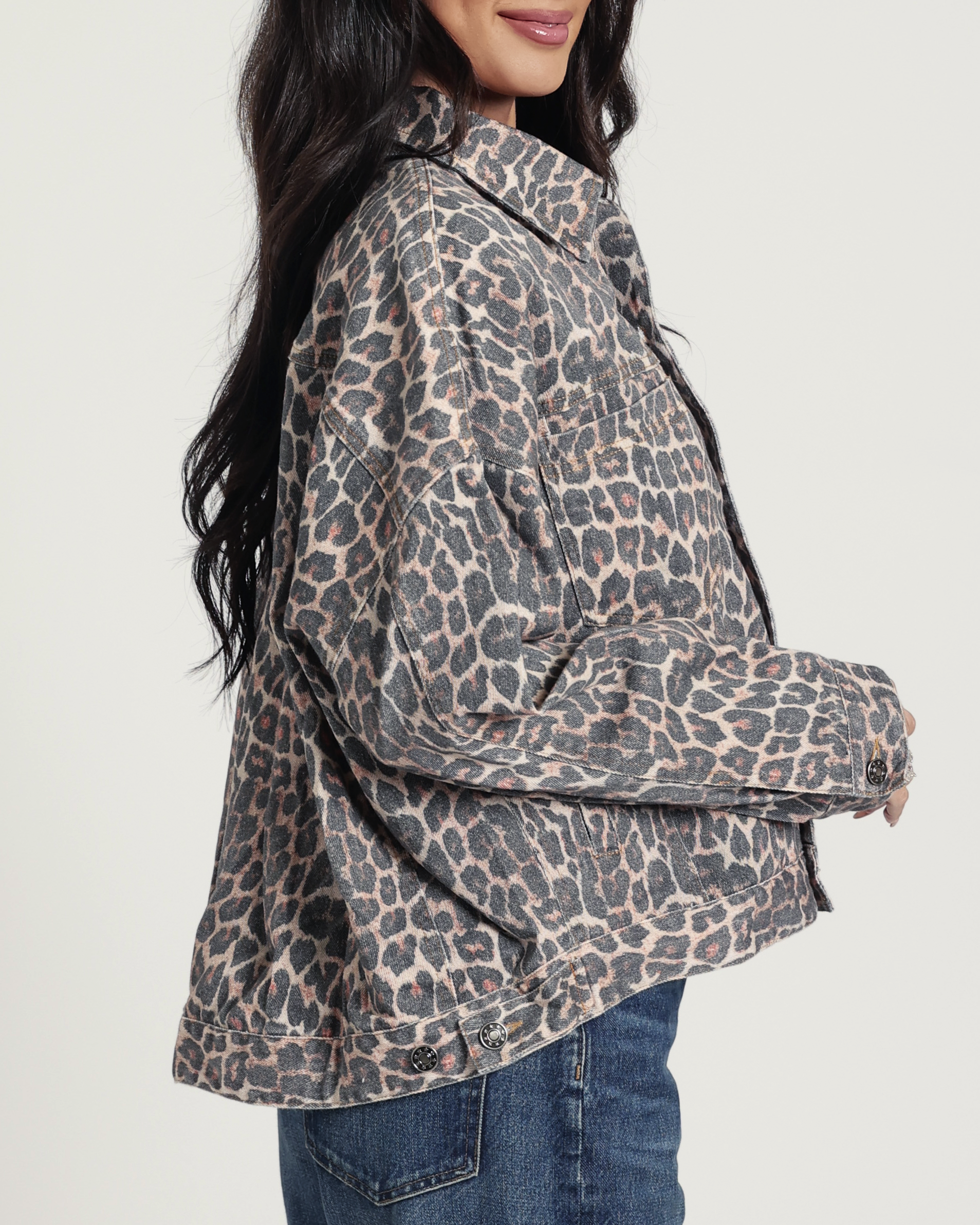 Brooklyn Leopard Work Jacket