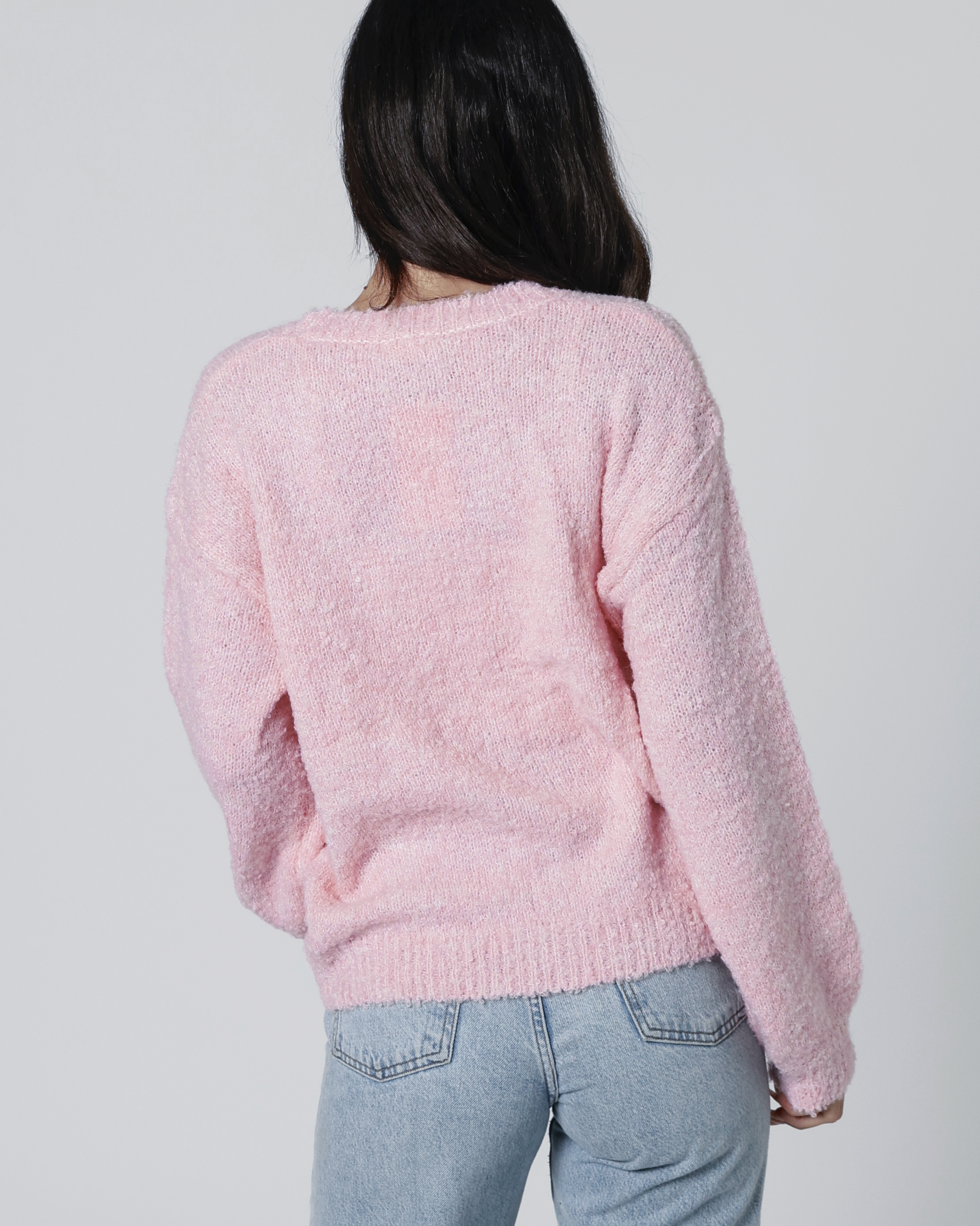 Stacey Fuzzy Knit Sweater