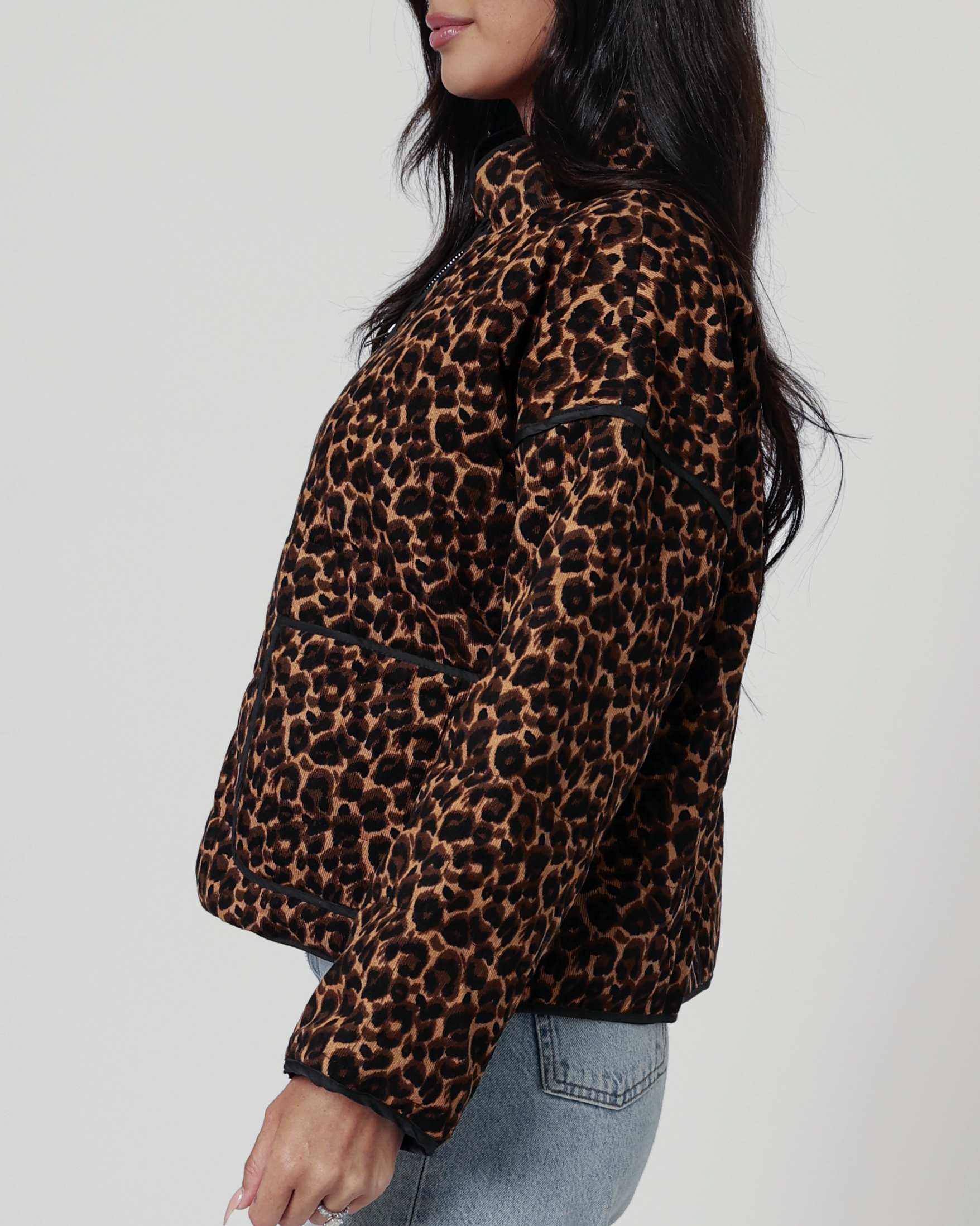 Maeve Leopard Print Jacket