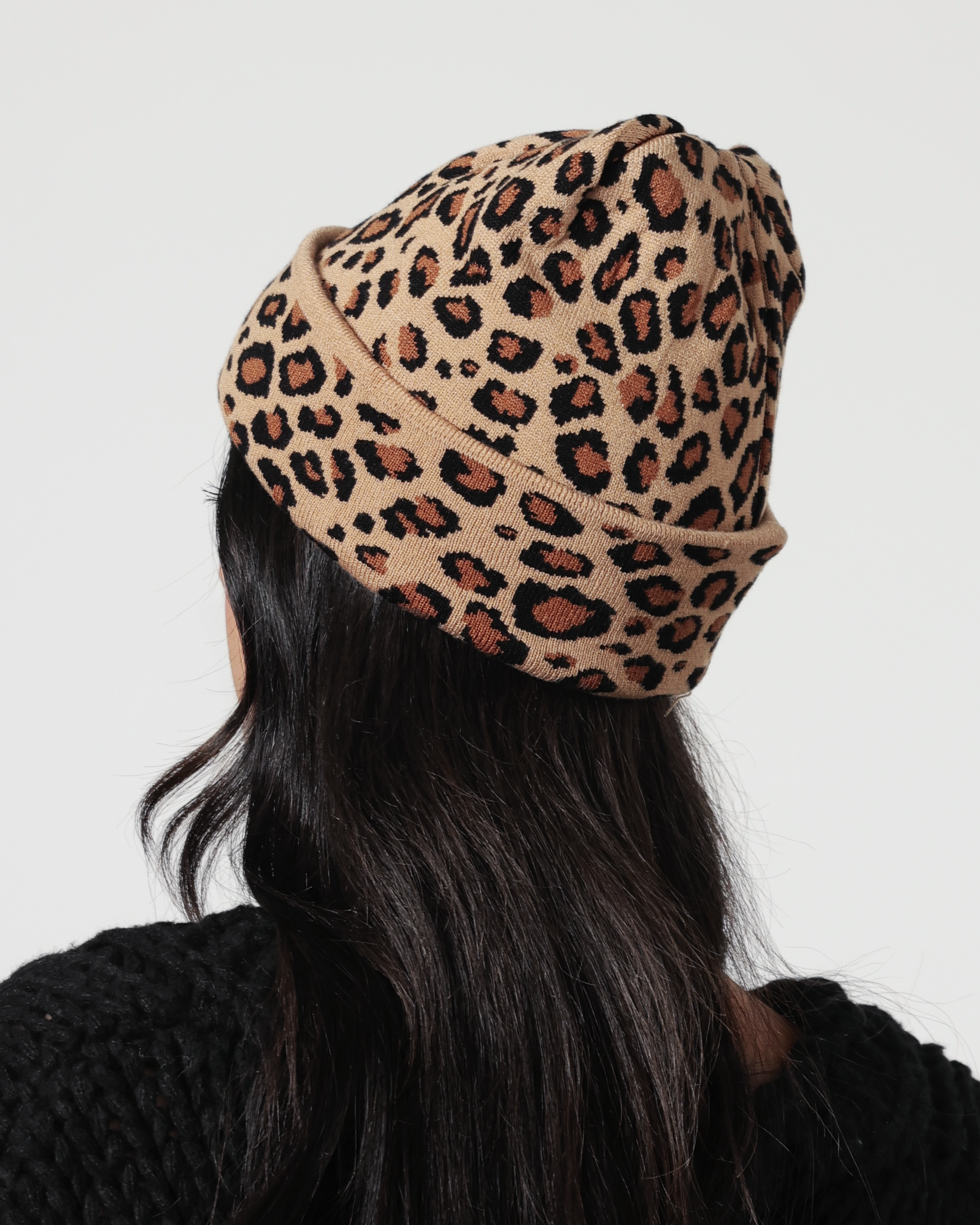 Leopard Print Beanie