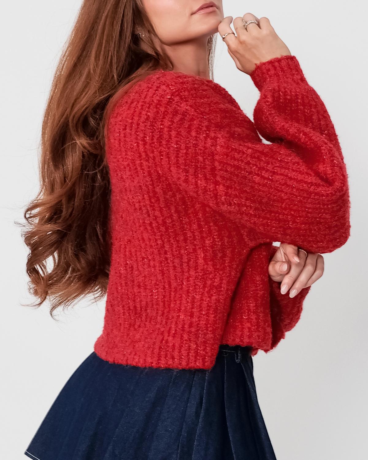 トップス [PHINGERIN] PG1 CARDIGAN - red PHINGERIN - PG1 Knit | fakejam
