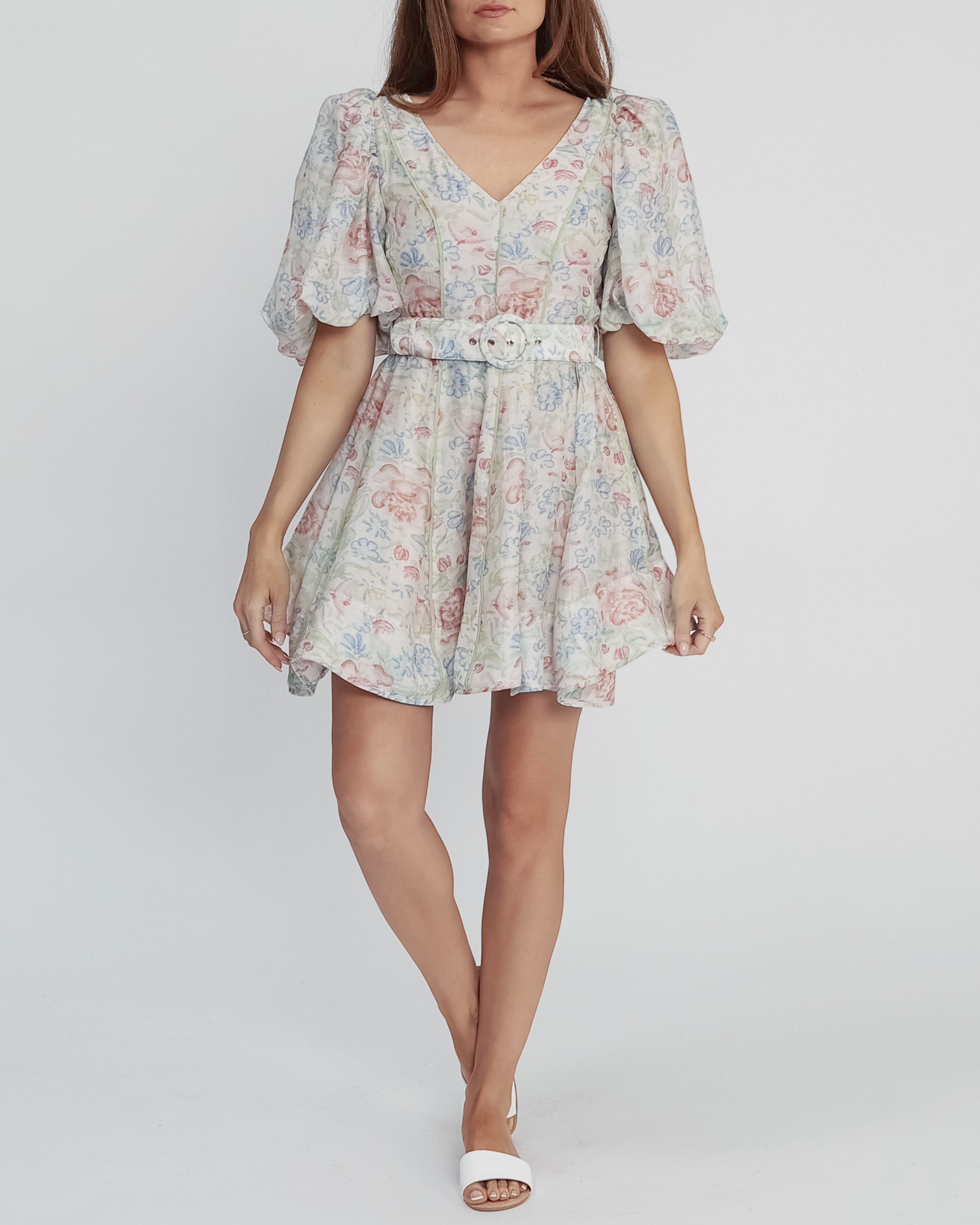 Delilah Floral Belt Dress