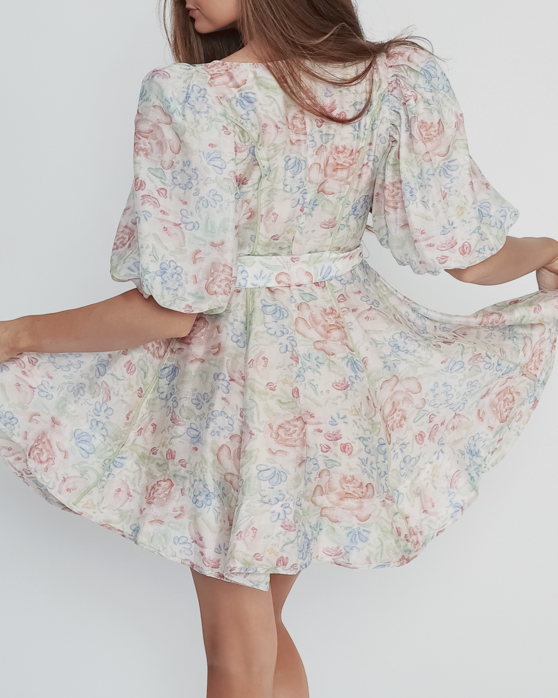 Delilah Floral Belt Dress