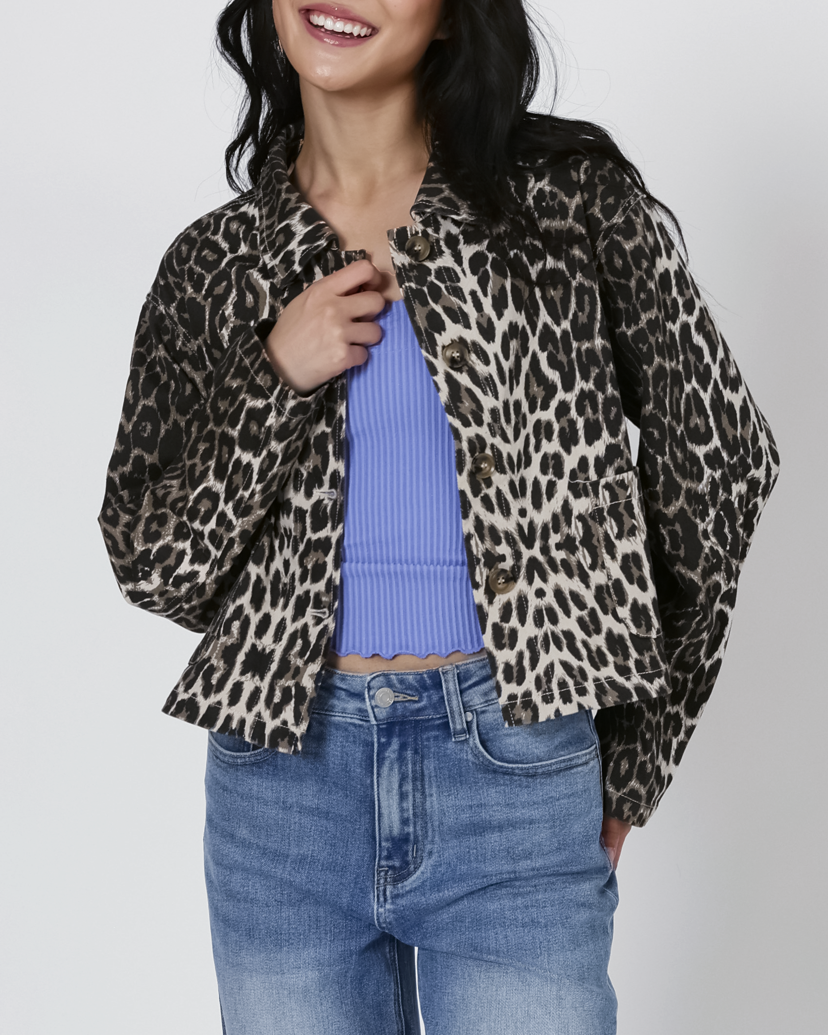 Gwyneth Ombré Leopard Jacket