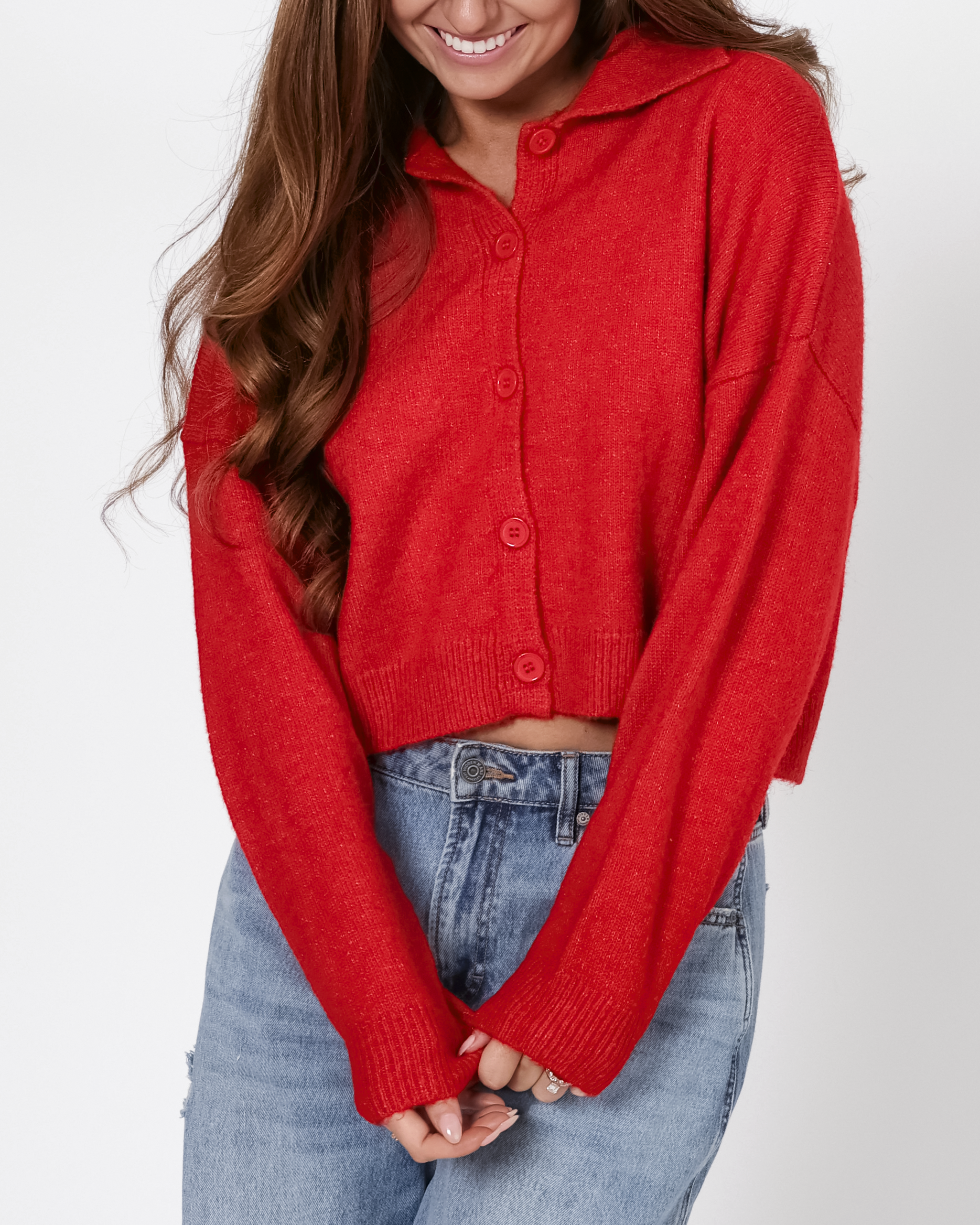 Lauryn Collared Cardigan