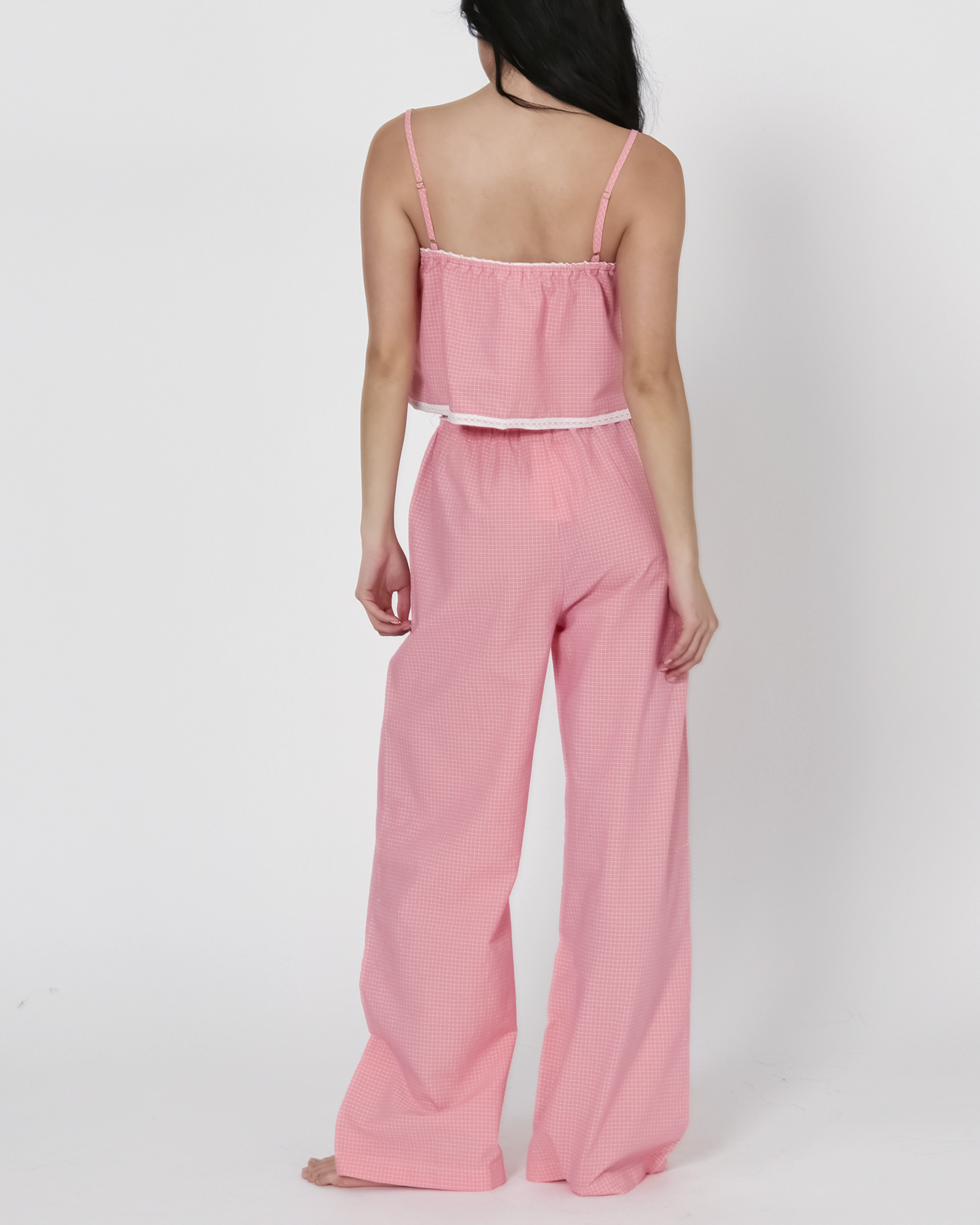 Penelope Gingham Lace Pants