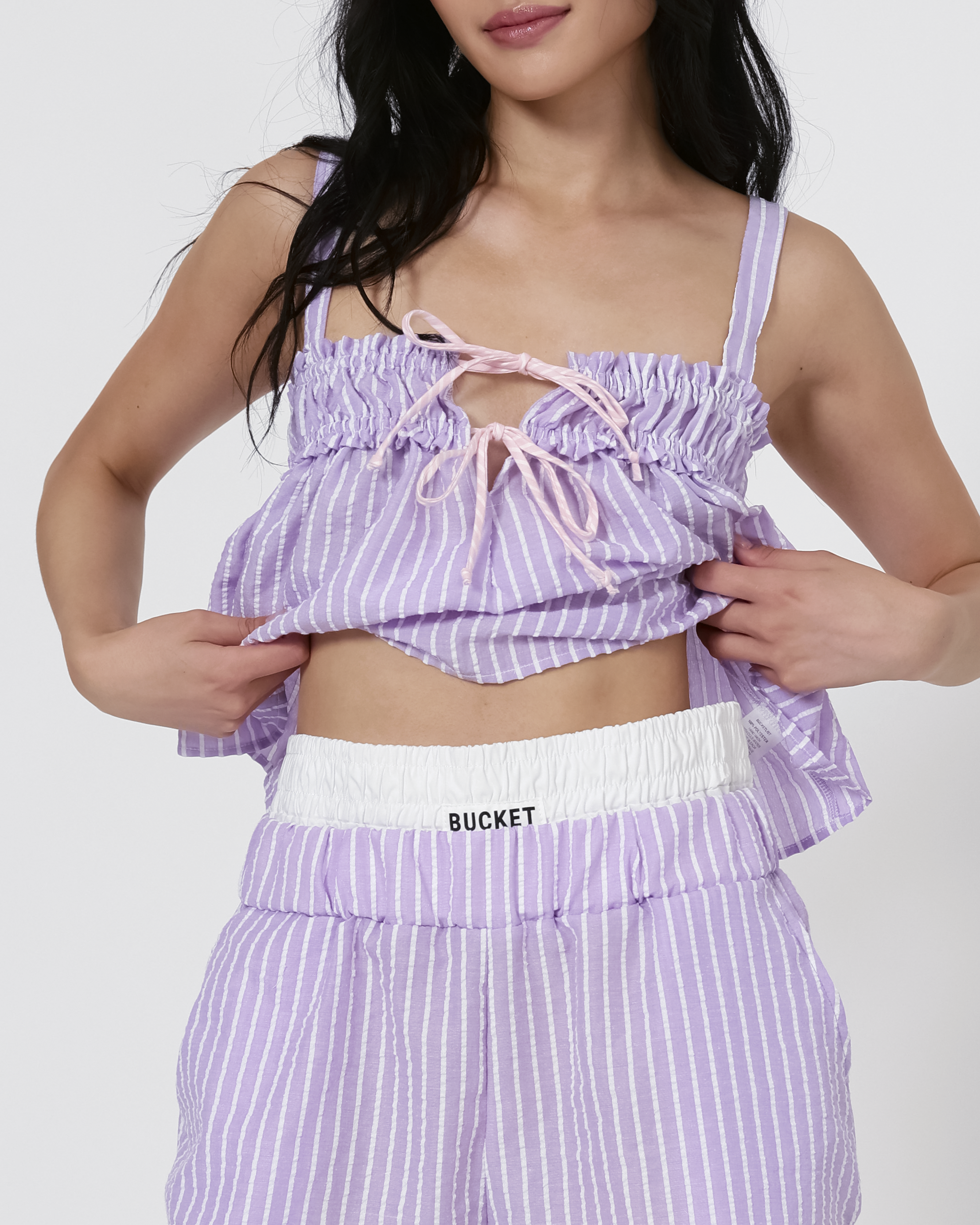 Corinne Striped Boxer Shorts