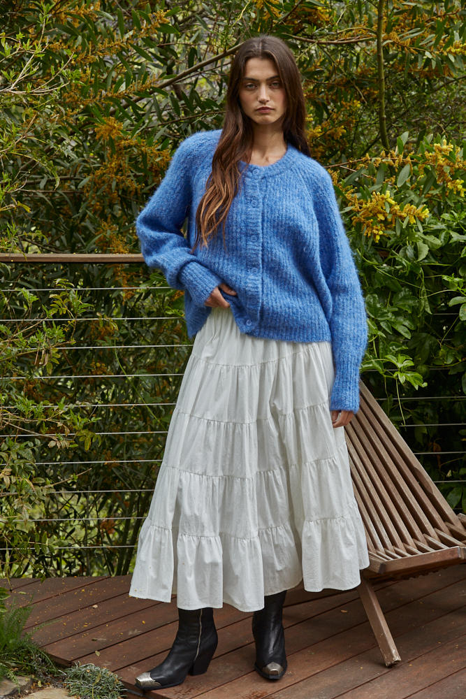 Dara Ribbed Fleece Cardigan – Sixteen