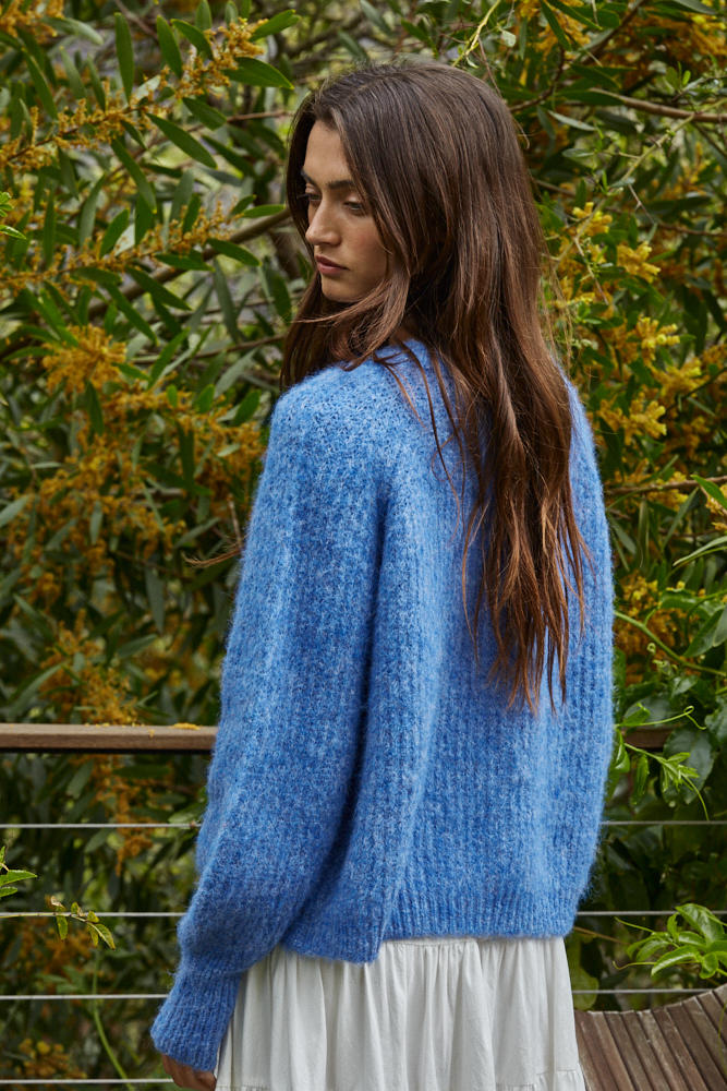 Dara Ribbed Fleece Cardigan