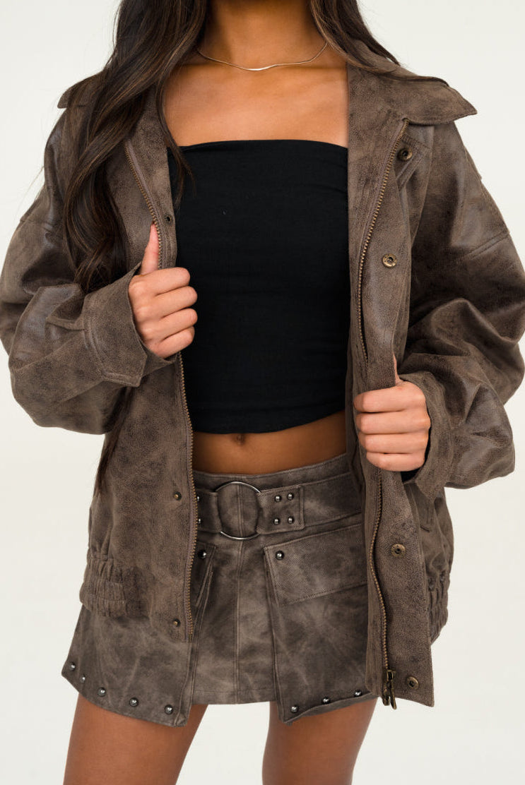 Erika Low Rise Cargo Mini Skort