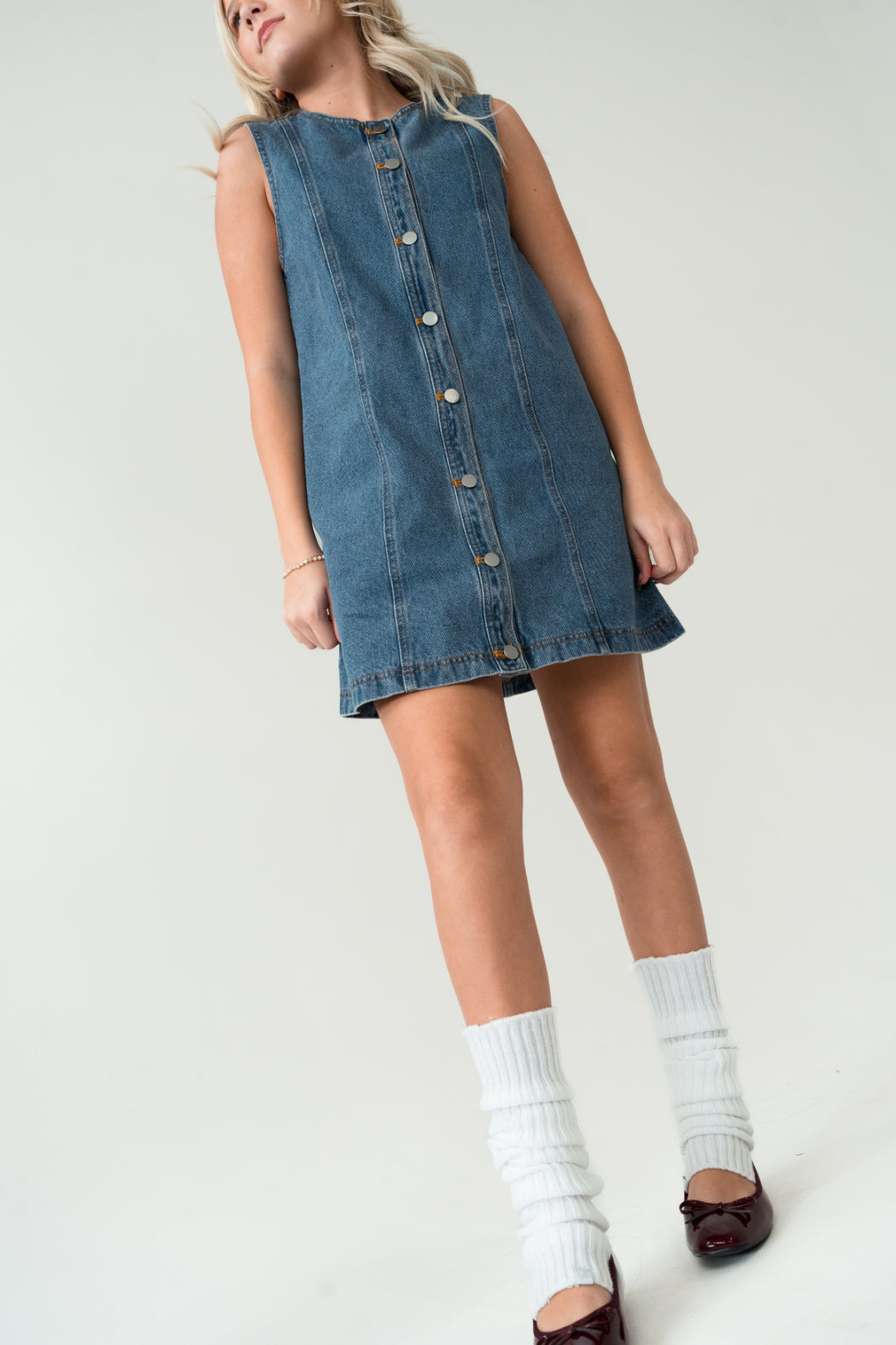 Bridgette Denim Mini Dress