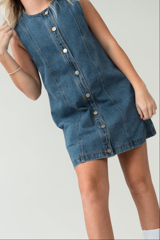 Bridgette Denim Mini Dress