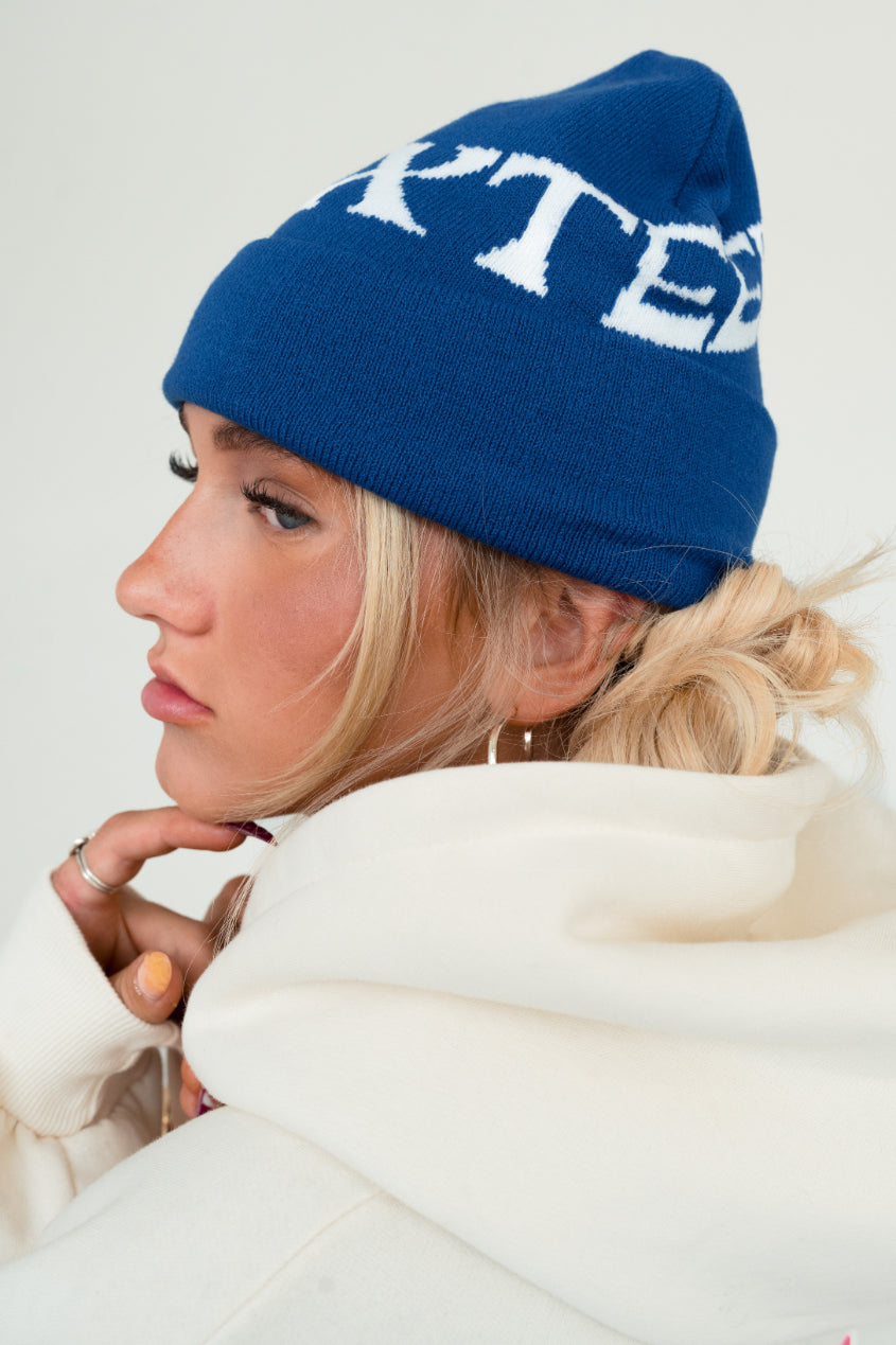 Sixteen Beanie in Blue