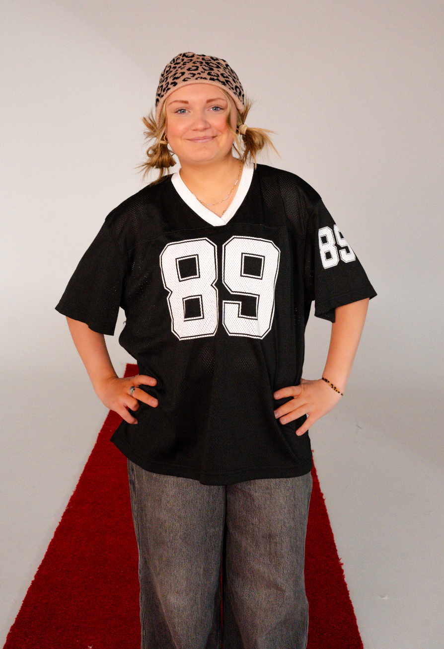 Taylor 89 Jersey Top in Black