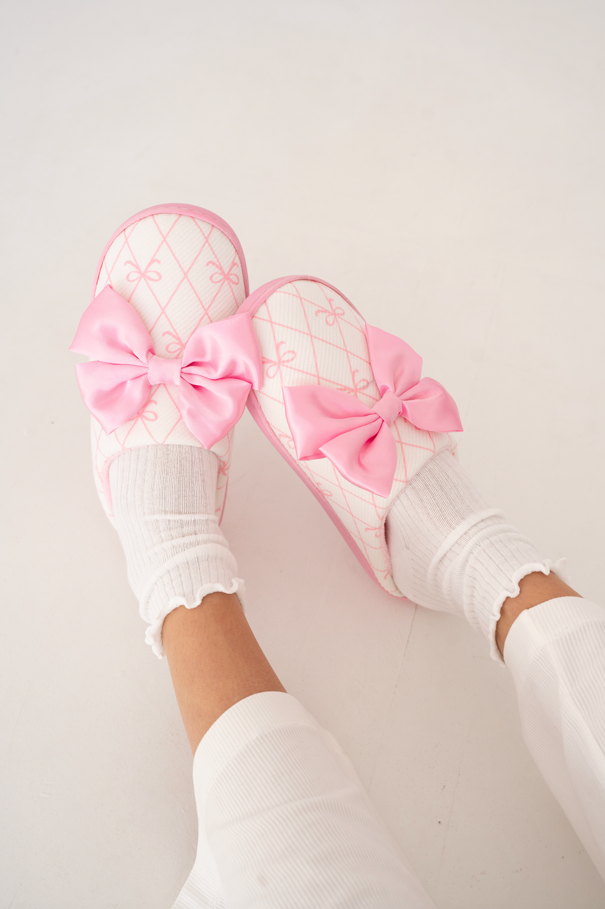 JustKass Bow Slippers
