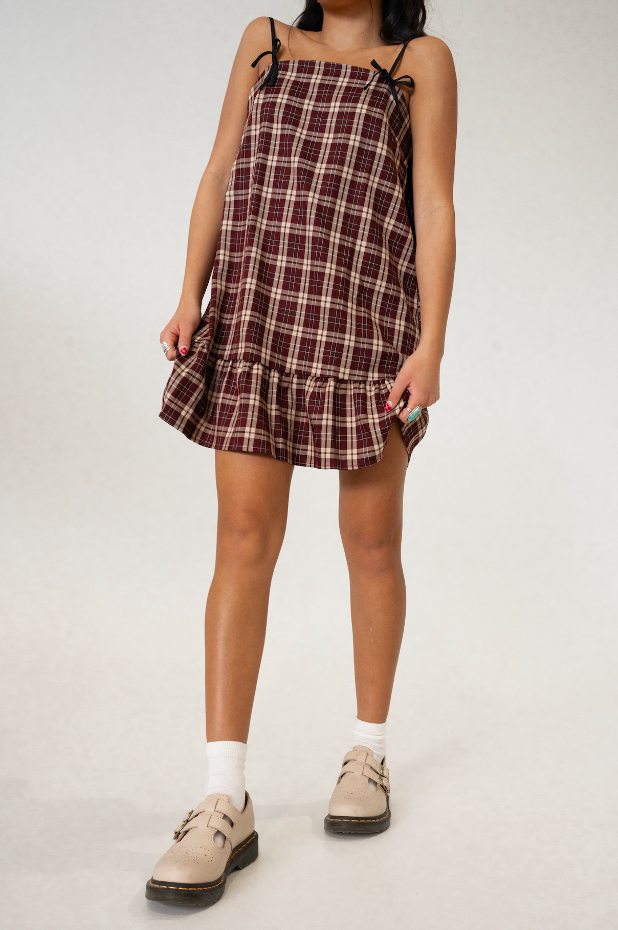 Molly Plaid Mini Dress