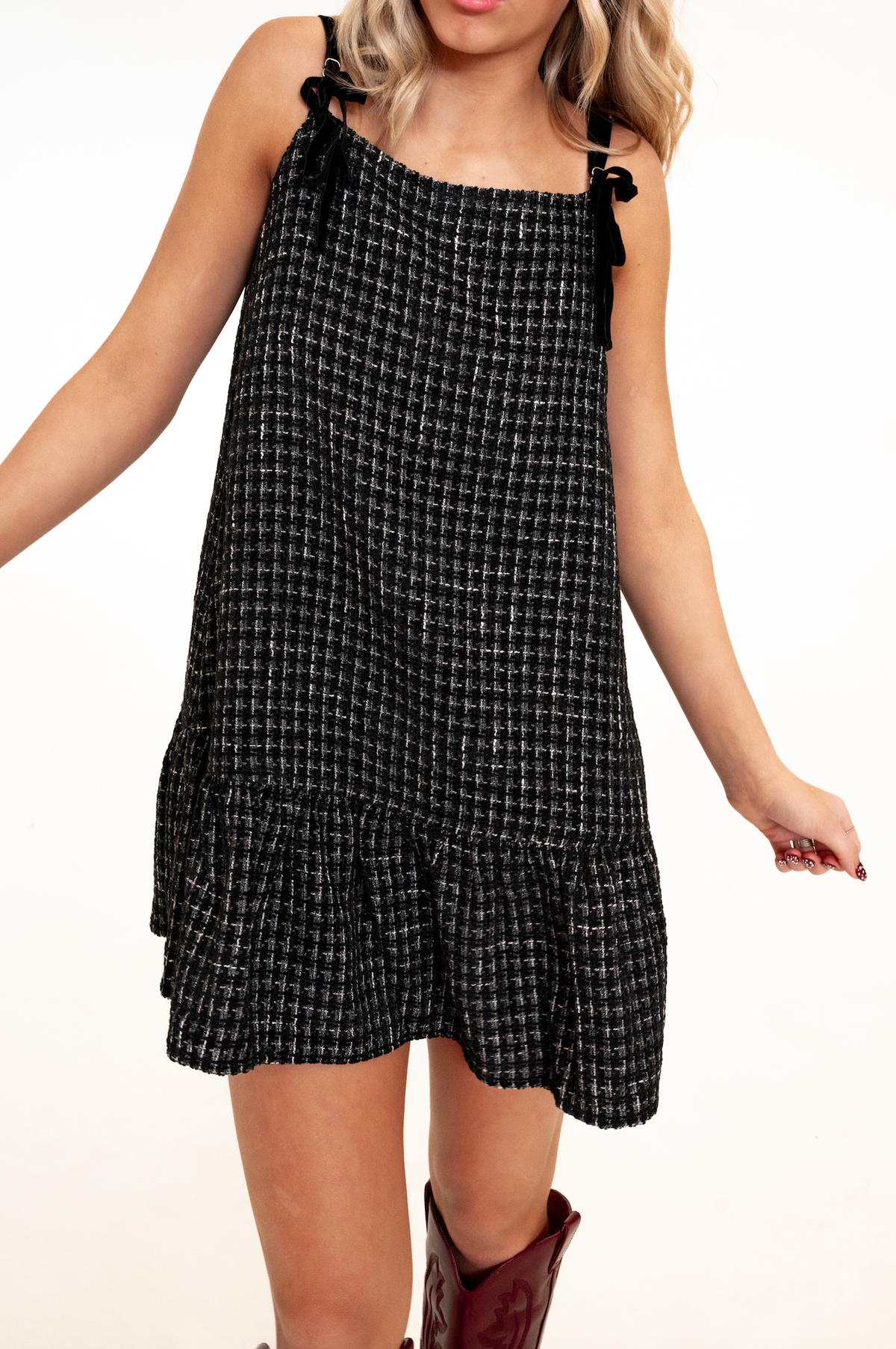 未使用タグ付‼️ MondrianTweed Mini Dress 未使用タグ付‼️ MondrianTweed Mini Dress