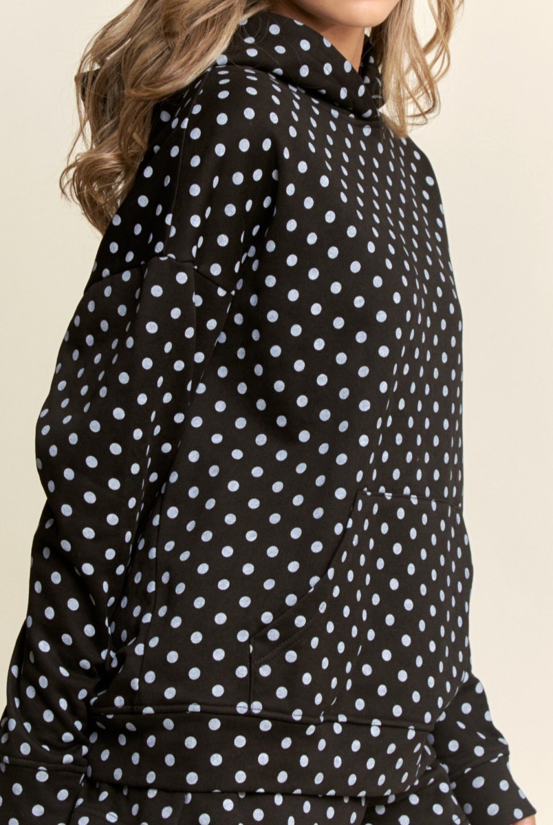 Adelyn Polka Dot Hoodie