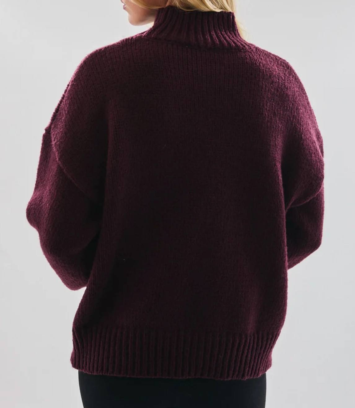 Ski Mockneck Knit Sweater