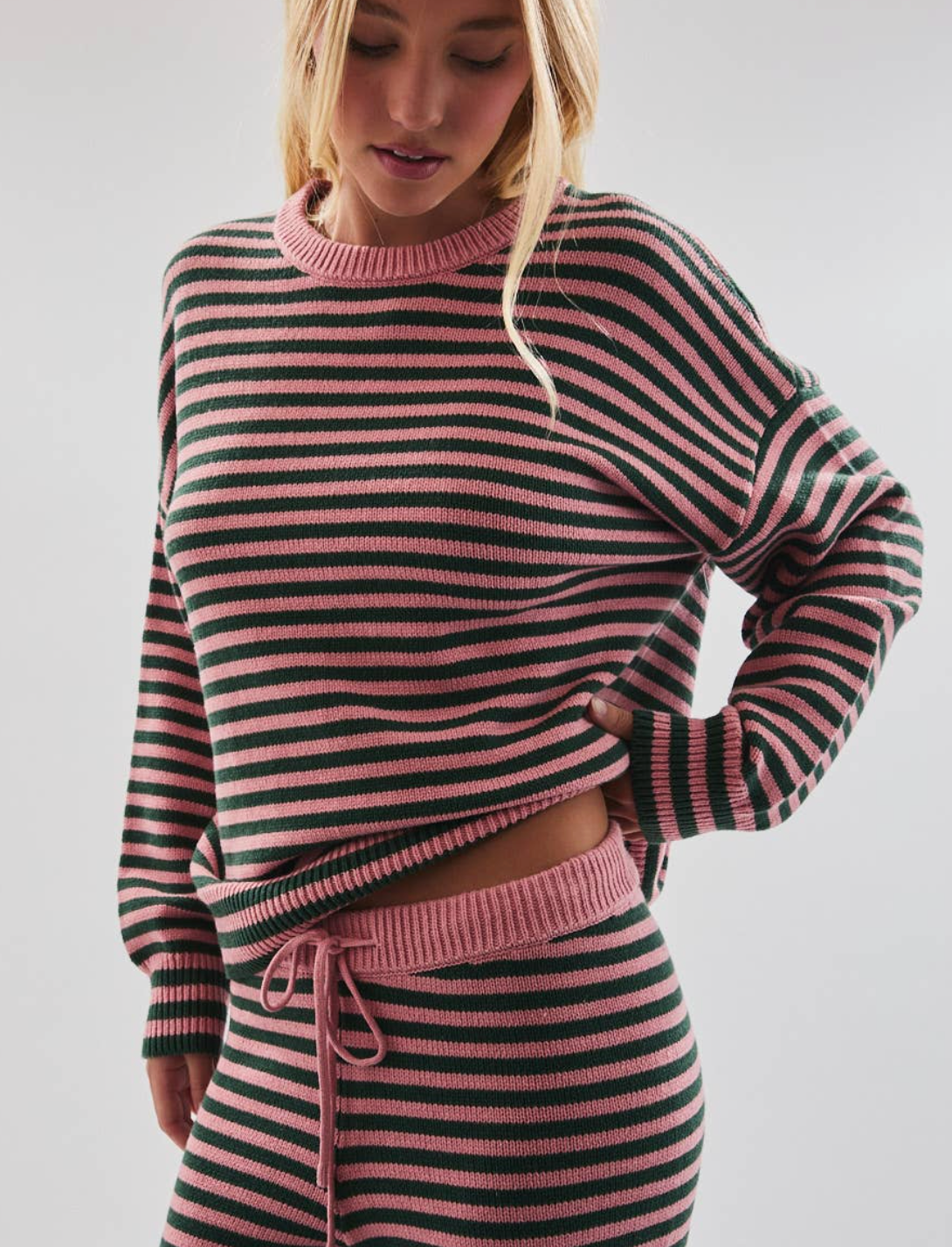 Blaire Knit Striped Sweater