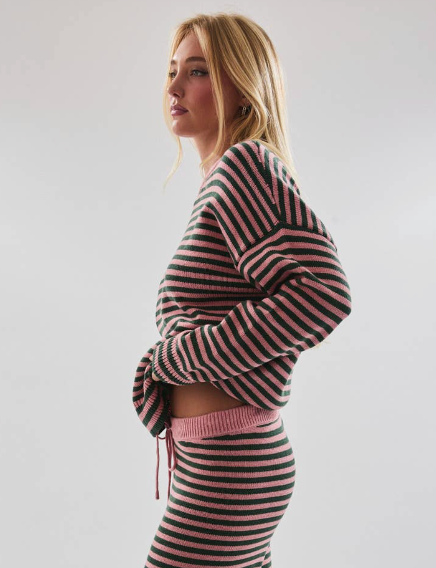 Blaire Knit Striped Sweater