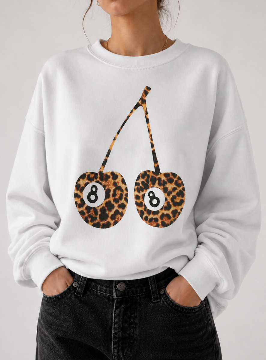 Marley Leopard Cherry Crewneck – Sixteen