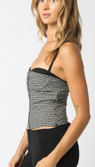 Jenny Gingham Tank Top