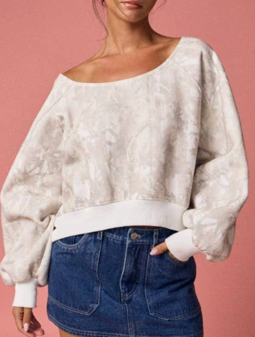 Graysen Off Shoulder Sweatshirt