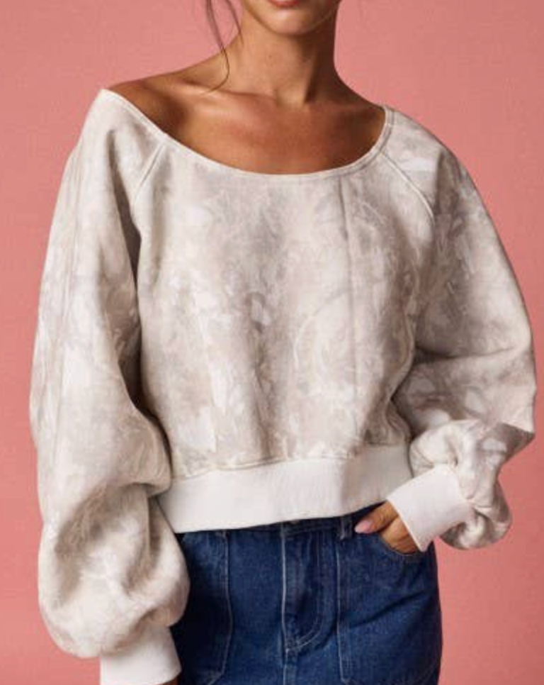 Graysen Off Shoulder Sweatshirt