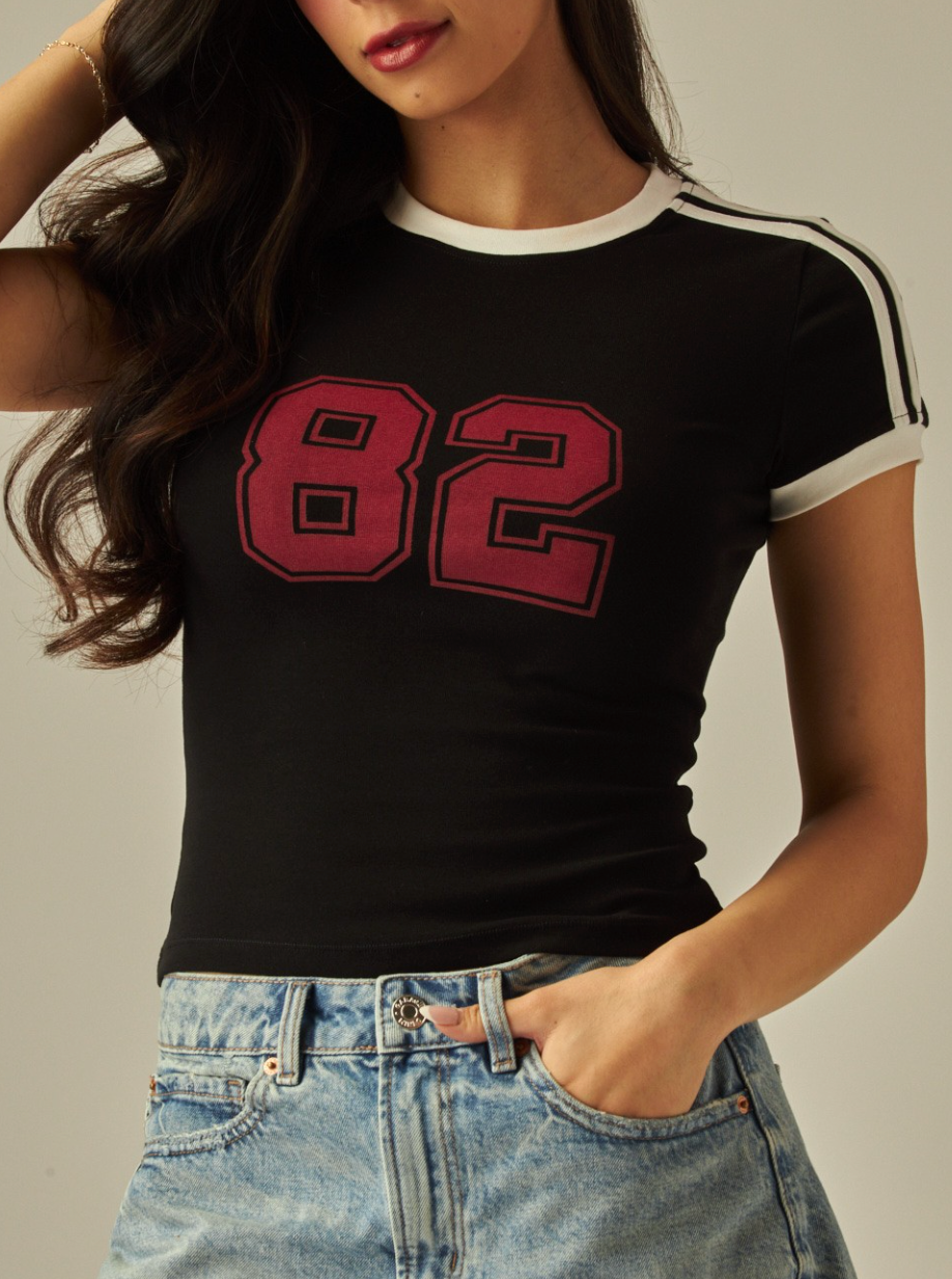 Toni Sporty Graphic Baby Tee