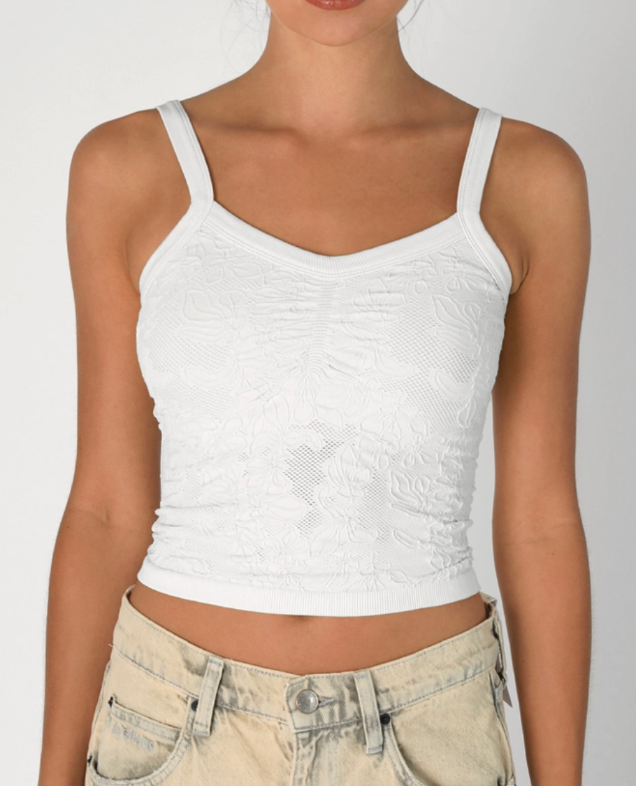 Lydia Floral Lace Tank