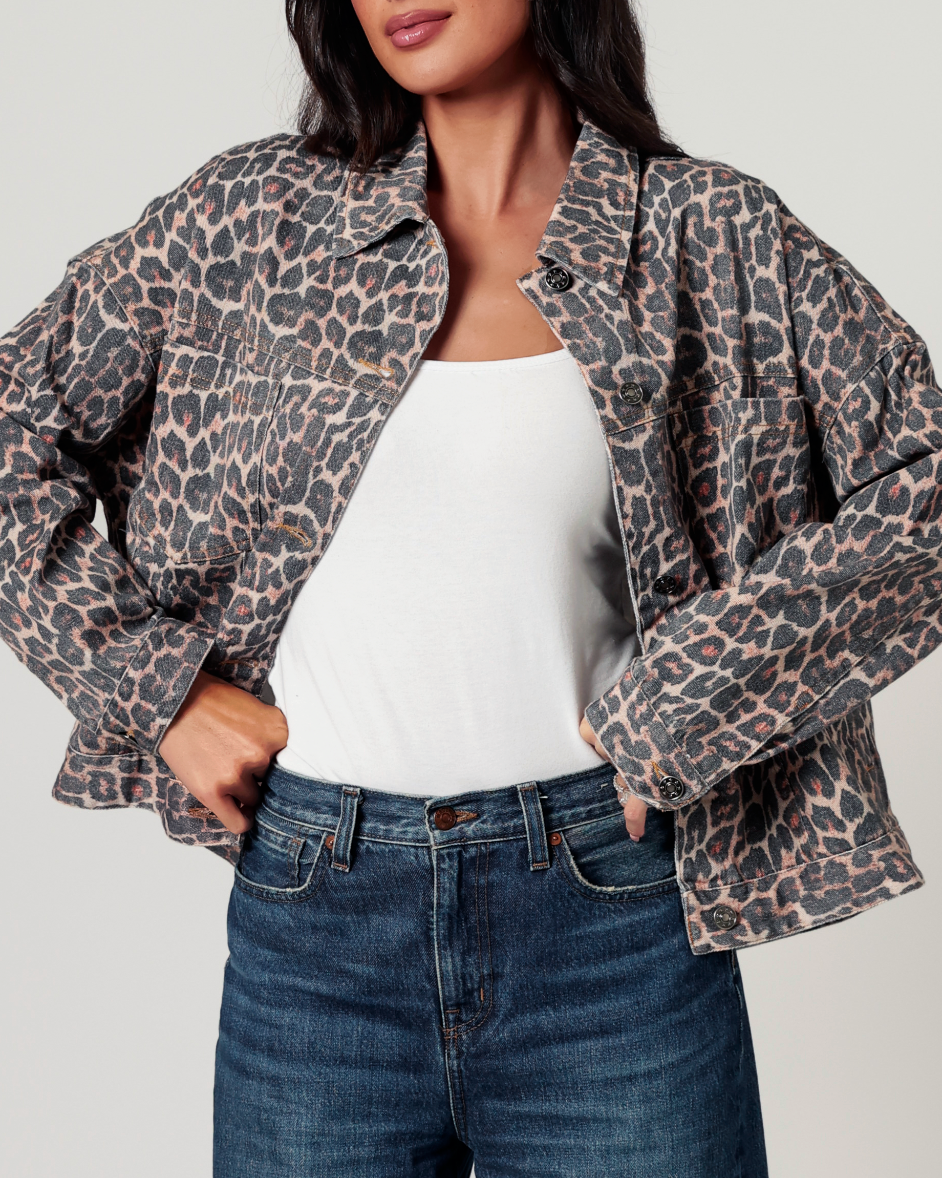 Brooklyn Leopard Work Jacket