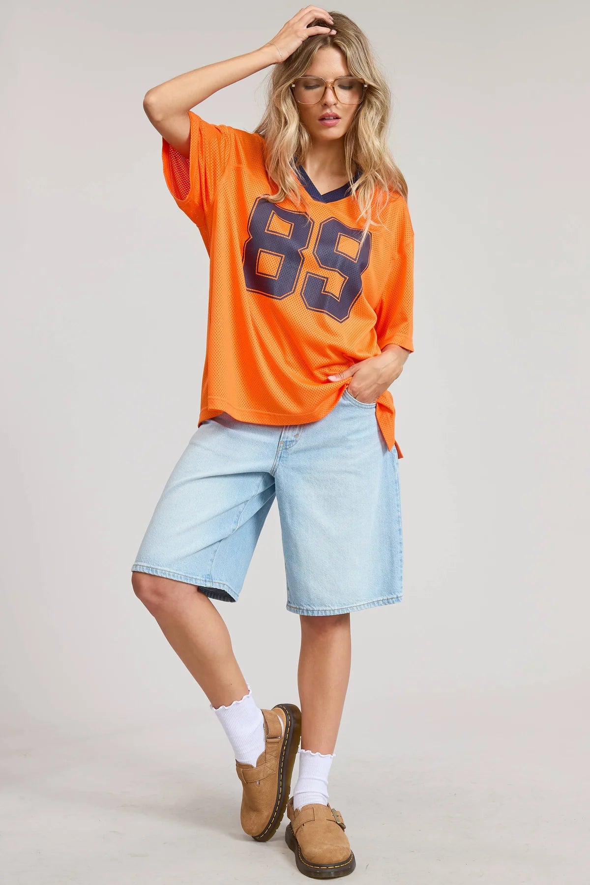Taylor 89 Jersey Top in Orange