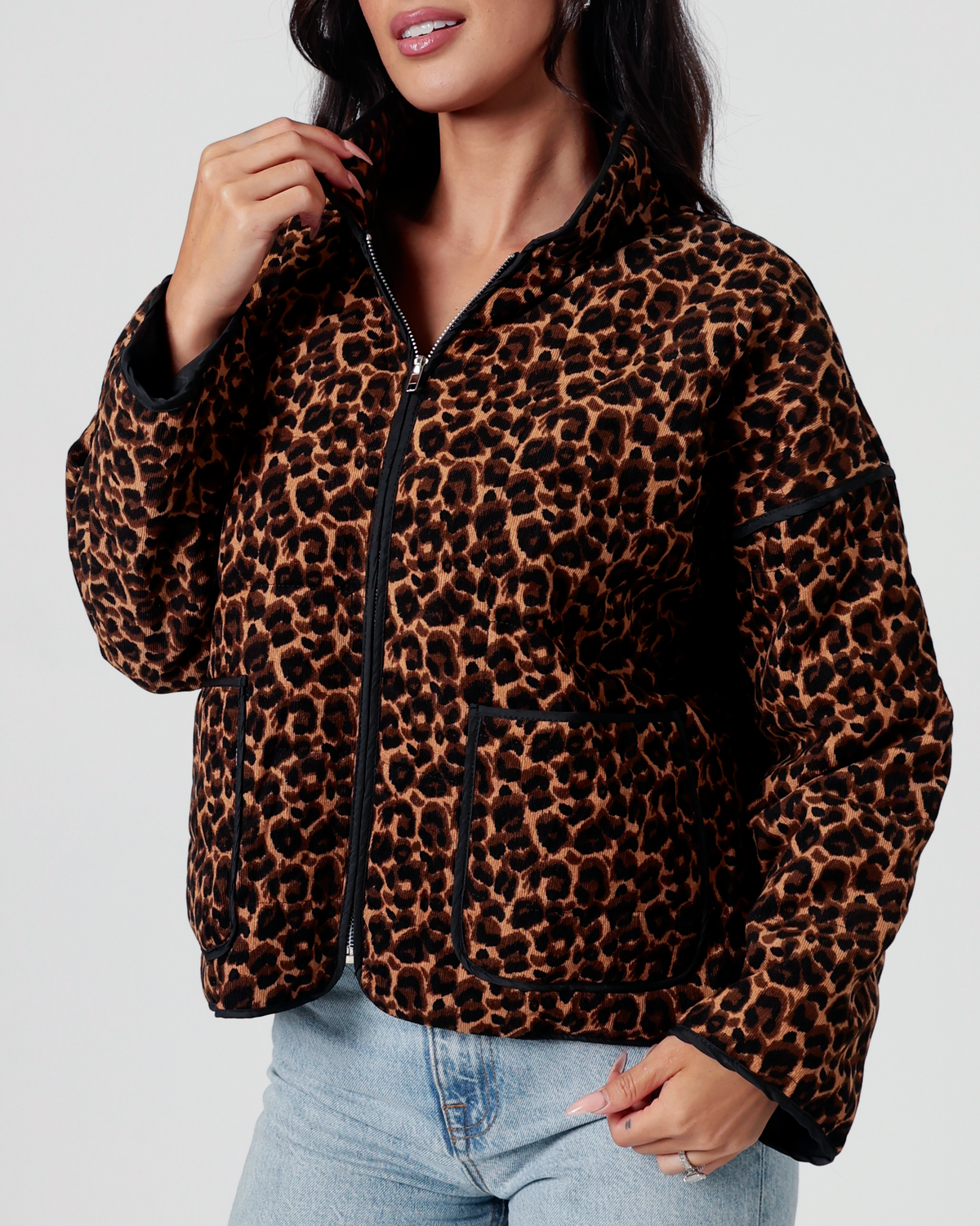 Maeve Leopard Print Jacket – Sixteen