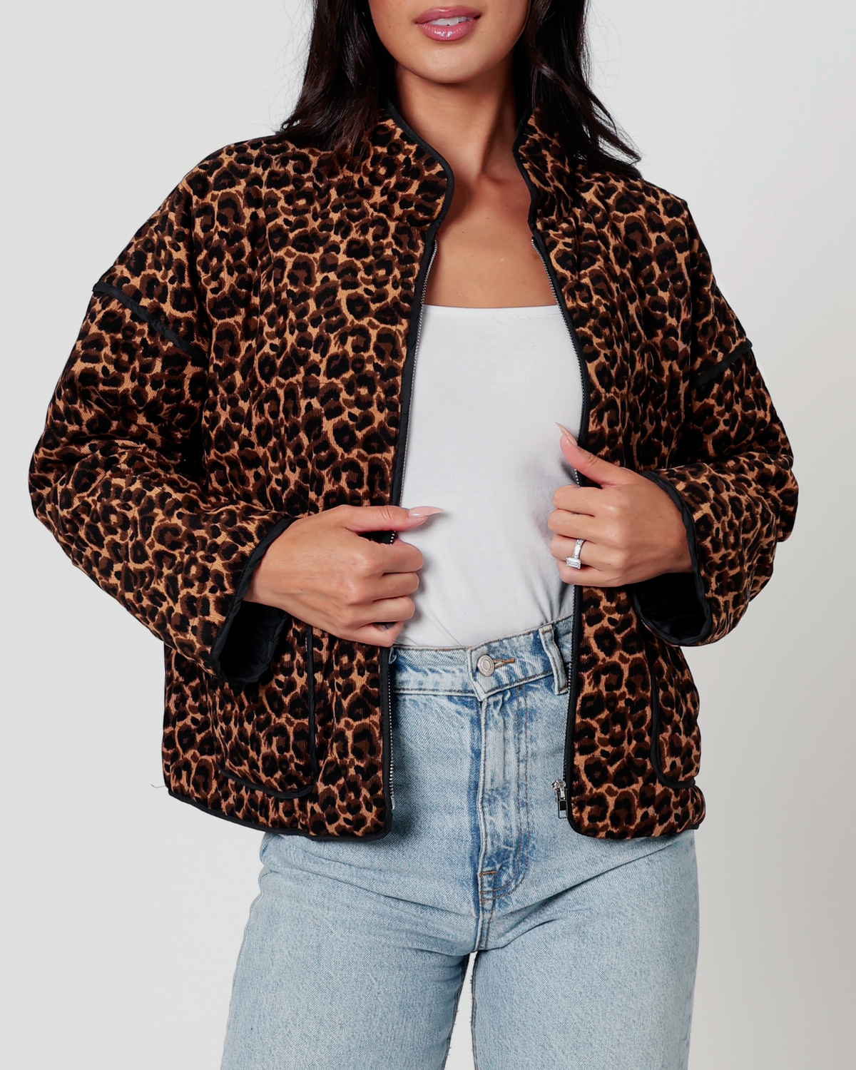 Maeve Leopard Print Jacket – Sixteen