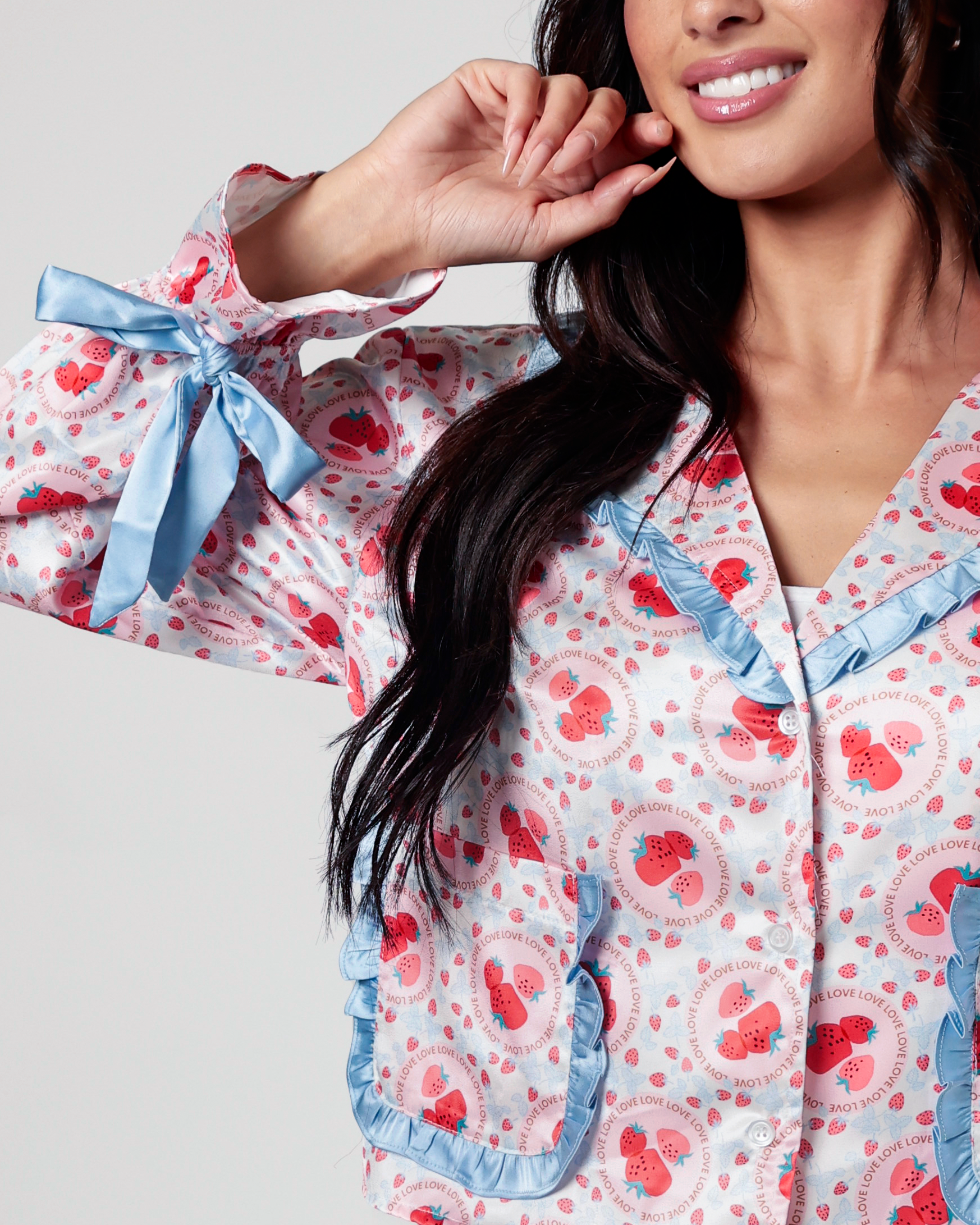 Strawberry Love Pajama Set