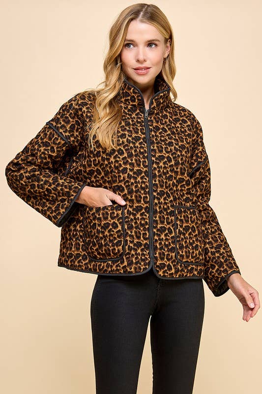 Maeve Leopard Print Jacket – Sixteen