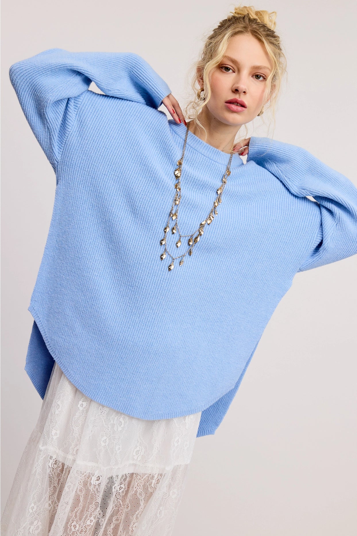 Skyler Sweater in Blue