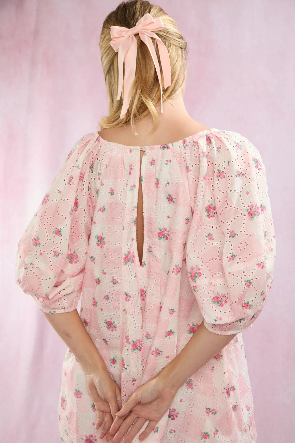 Valentina Embroidered Floral Romper