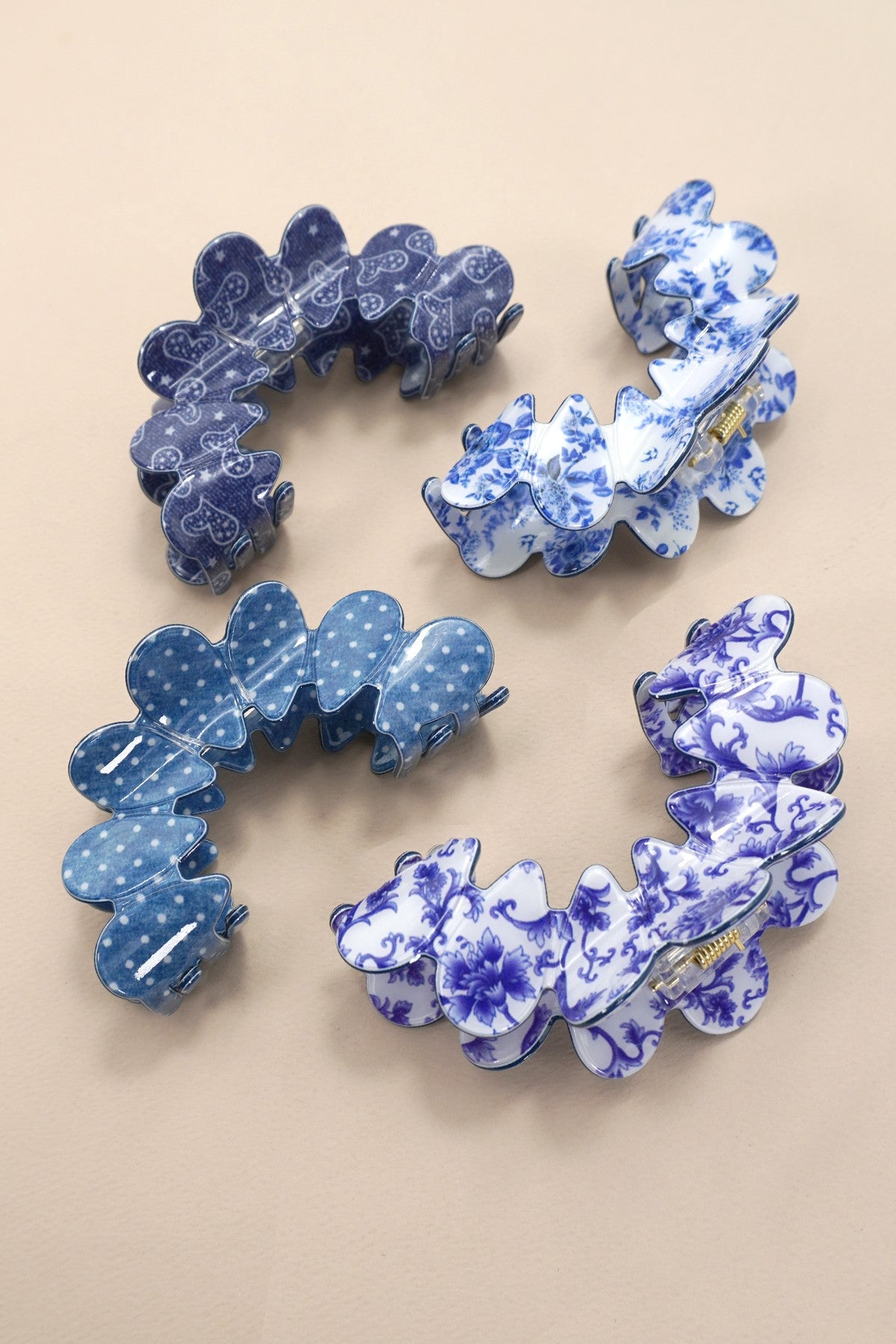 Porcelain Style Claw Clip