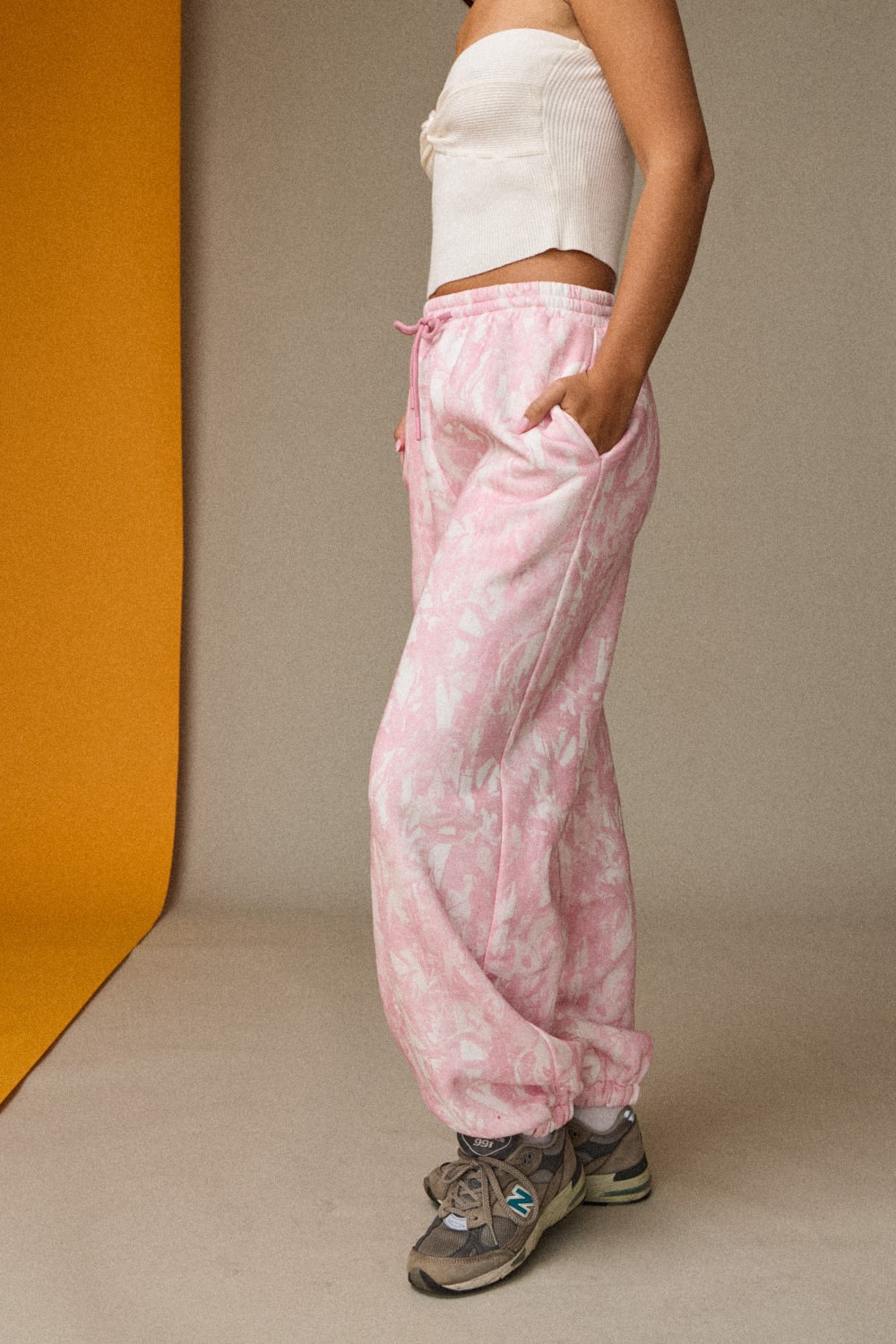 Harlow Jogger Sweatpants in Pink