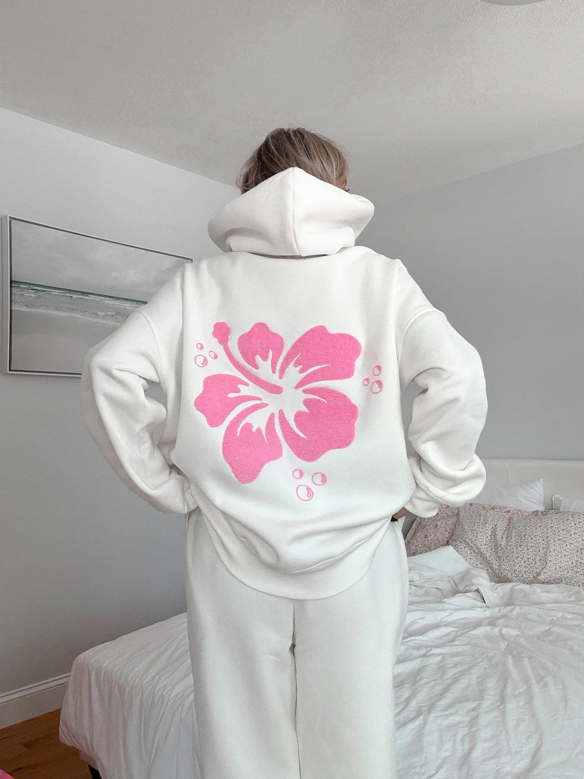 Hibiscus Flower Hoodie