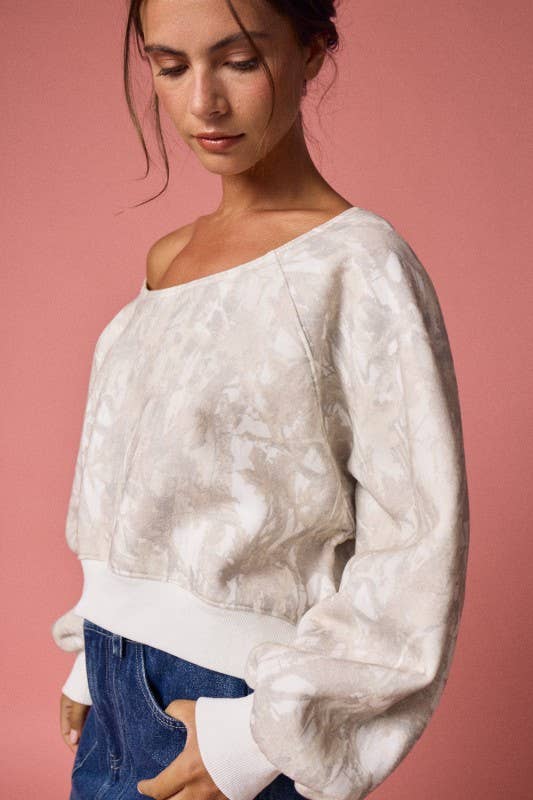 Graysen Off Shoulder Sweatshirt