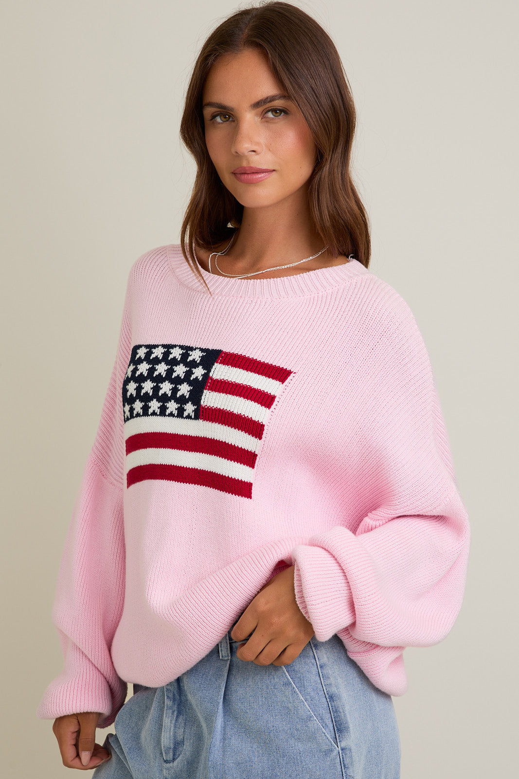 USA Flag Sweater