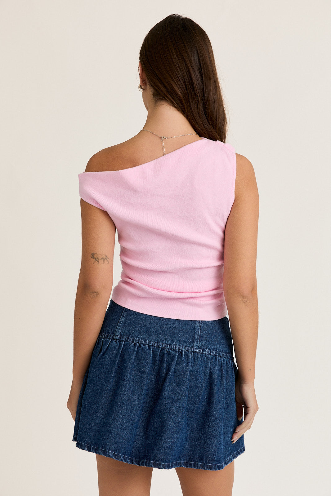 Rosalie Asymmetrical Top in Pink