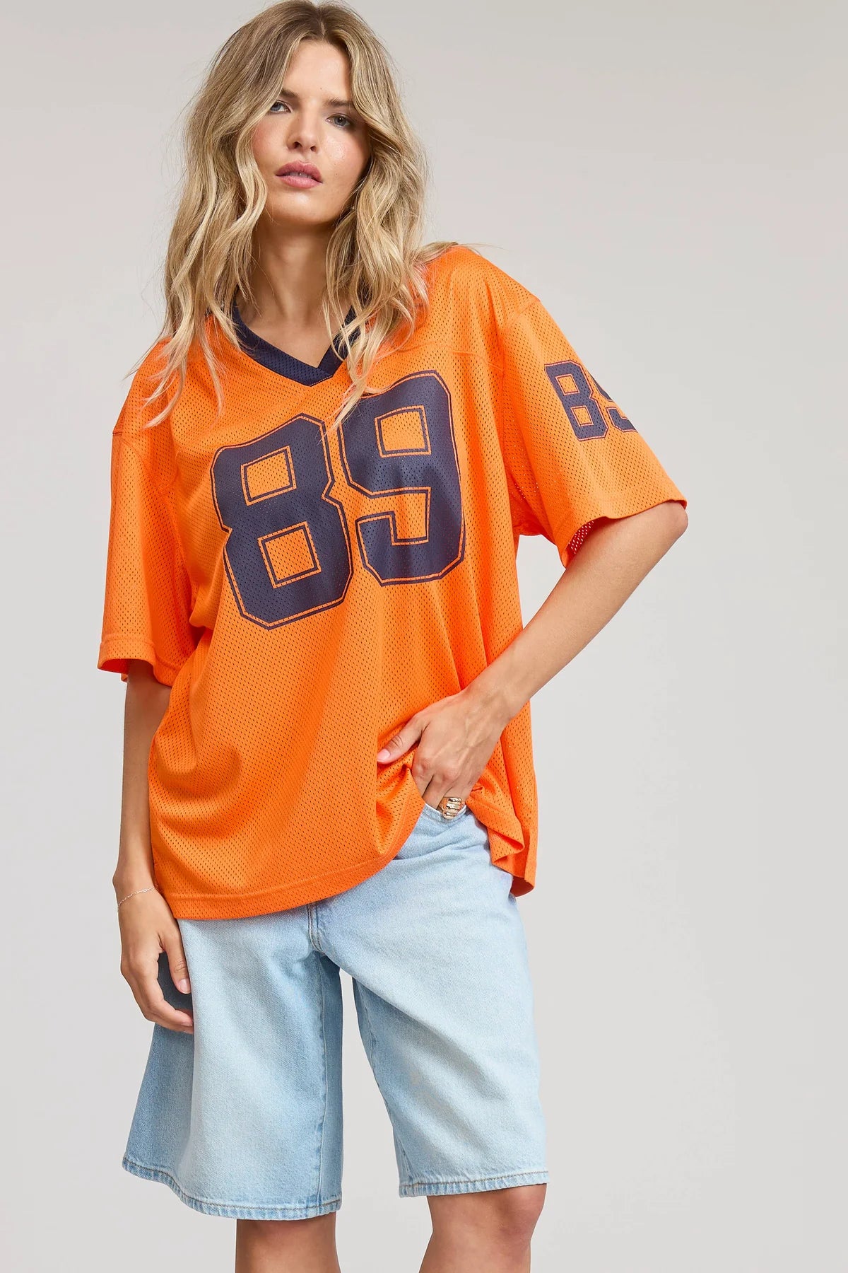 Taylor 89 Jersey Top in Orange