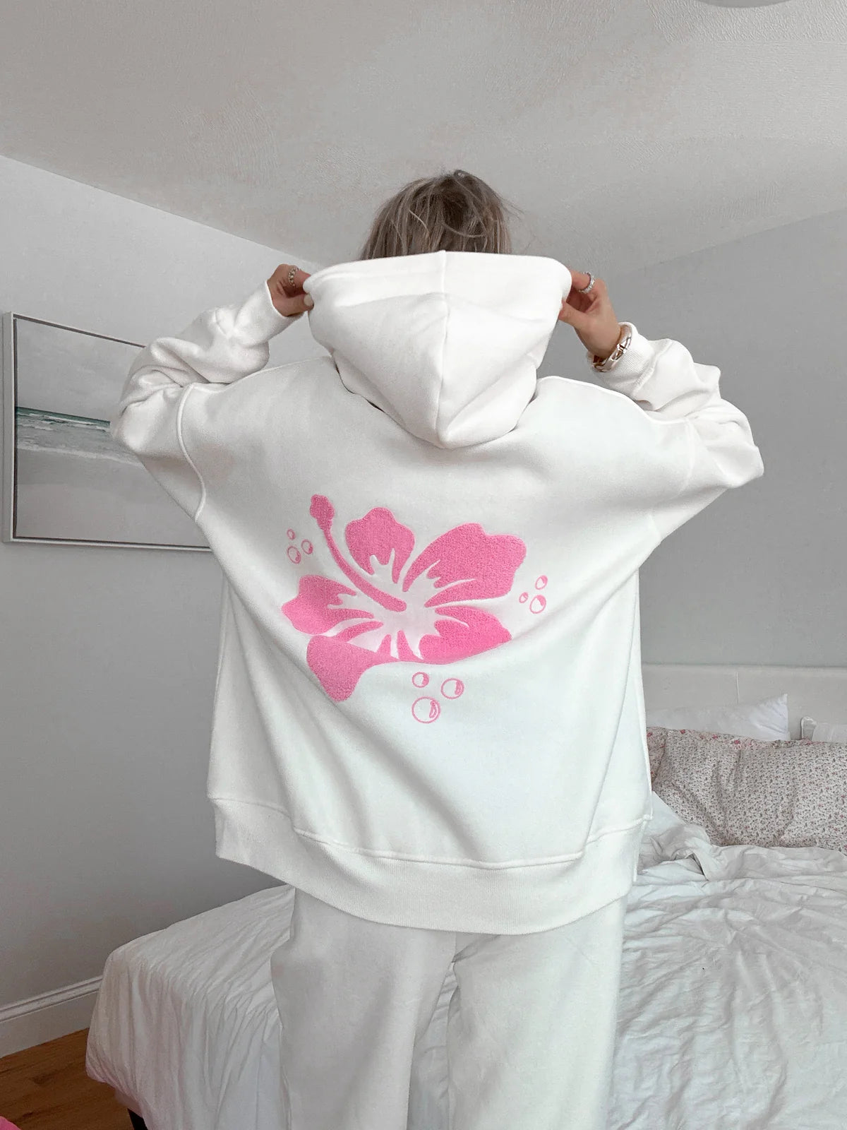 Hibiscus Flower Hoodie