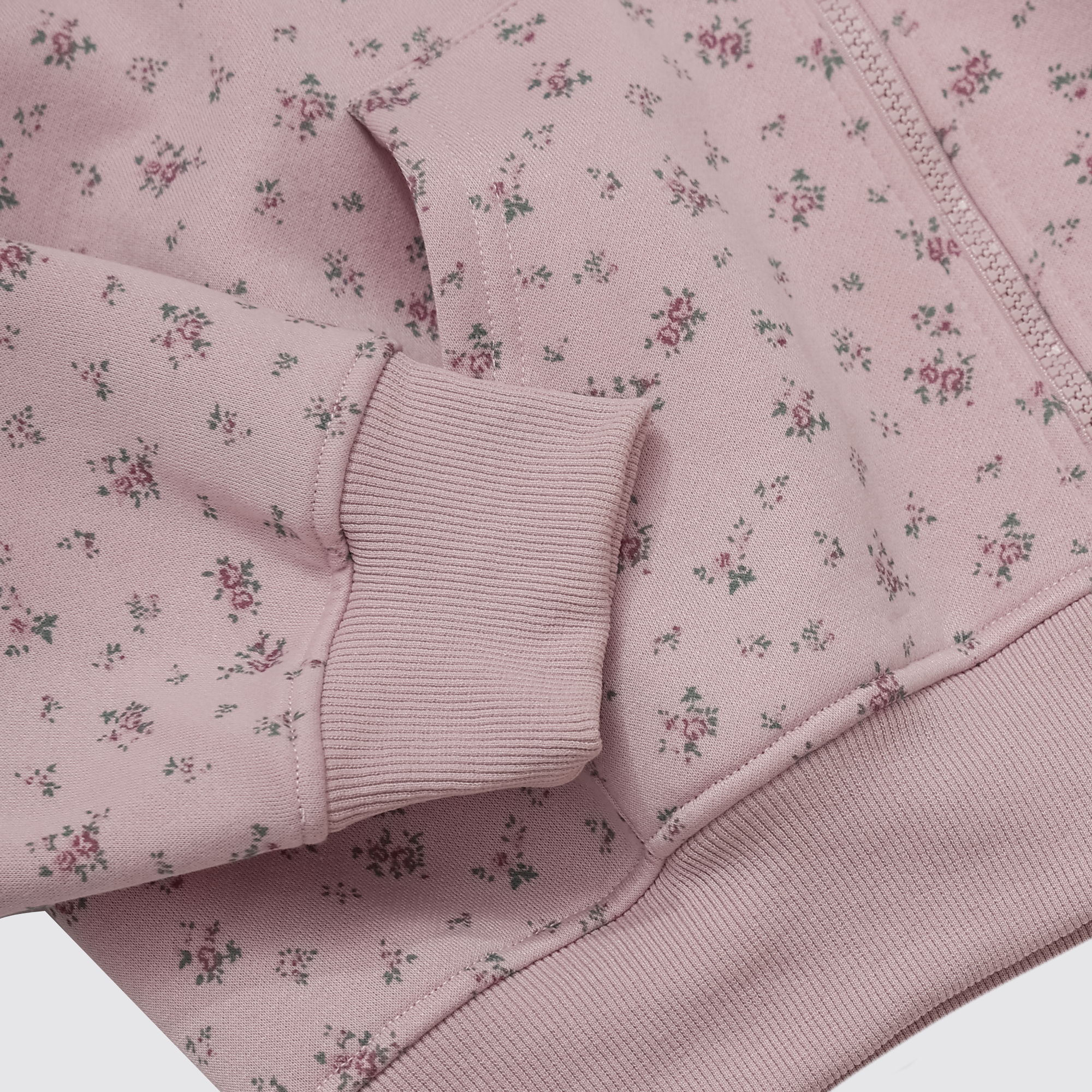 Addie Floral Zip-Up Hoodie