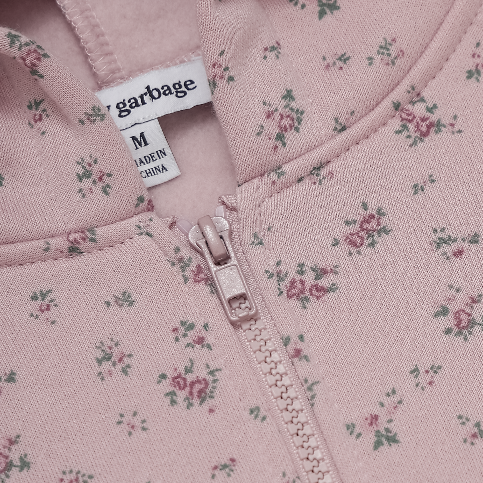 Addie Floral Zip-Up Hoodie